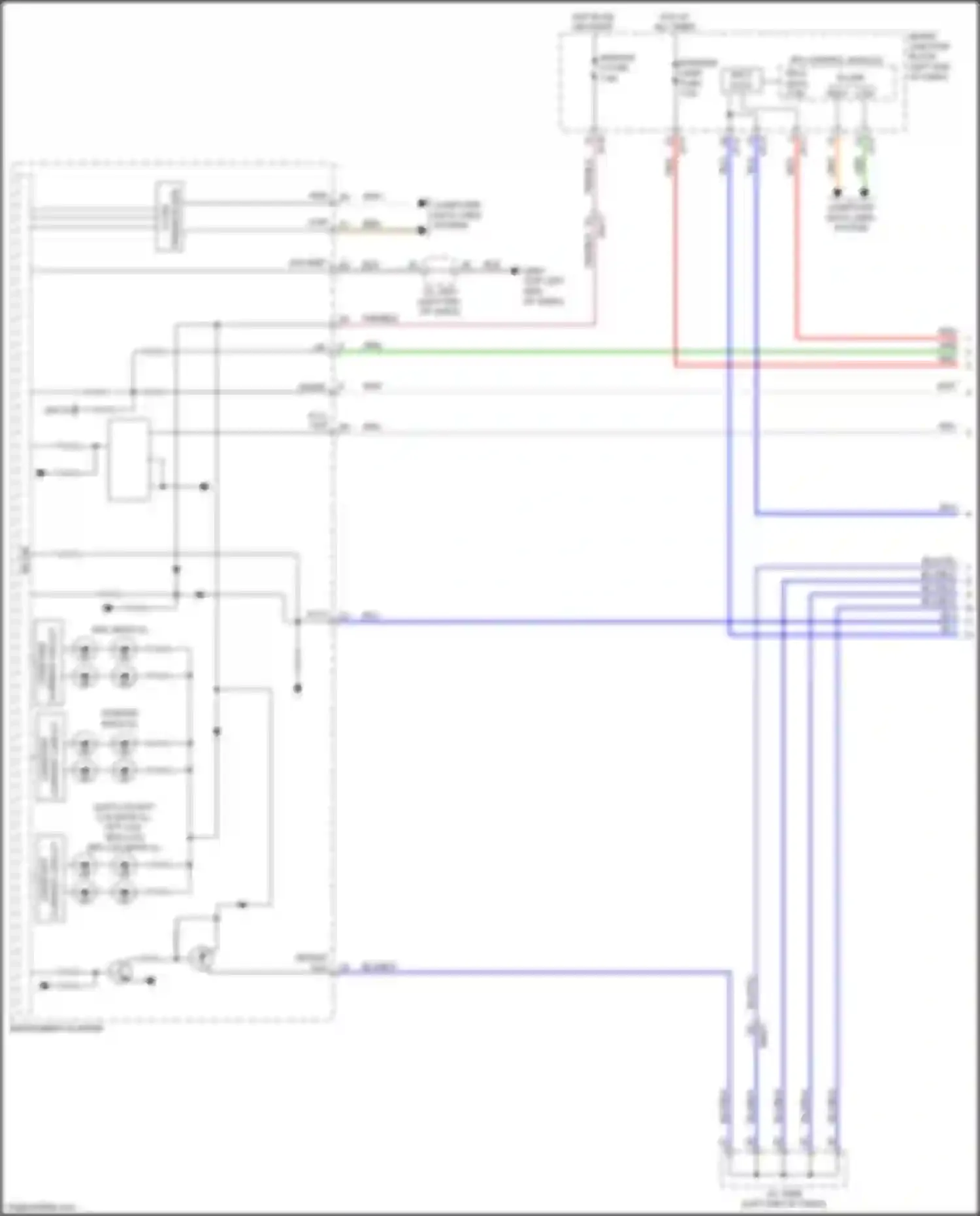 Wiring diagram ips control module for Kia Cerato III facelift (2016-2021) (24 of 35)