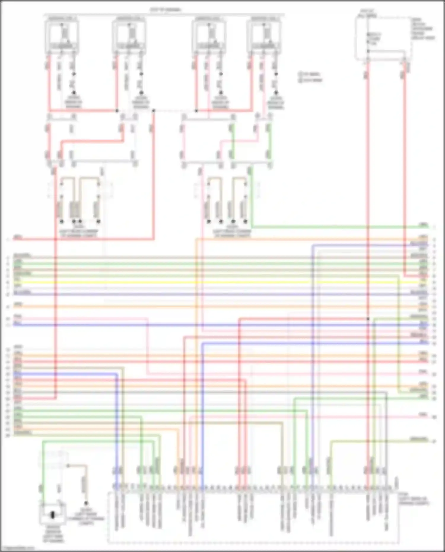 Wiring diagram knock sens sig for Kia Cerato III facelift (2016-2021) (2 of 2)