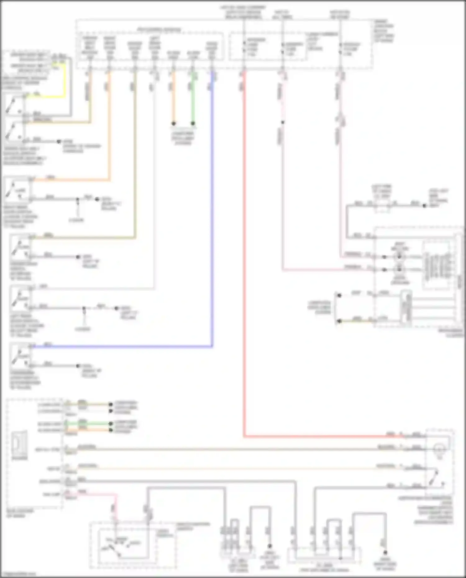 Wiring diagram memory fuse for Kia Cerato III facelift (2016-2021) (12 of 20)