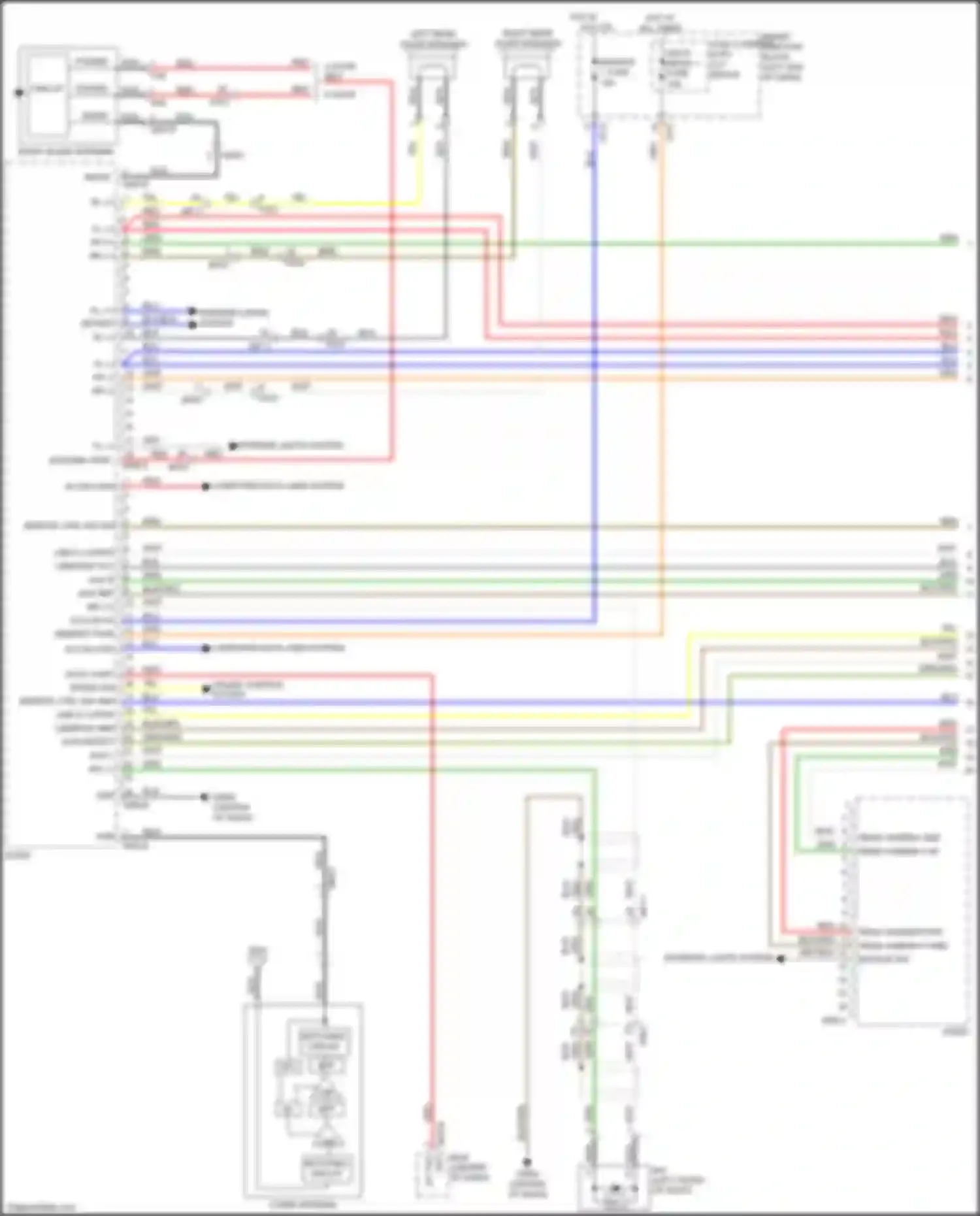Wiring diagram module 1 fuse for Kia Cerato III facelift (2016-2021) (8 of 10)