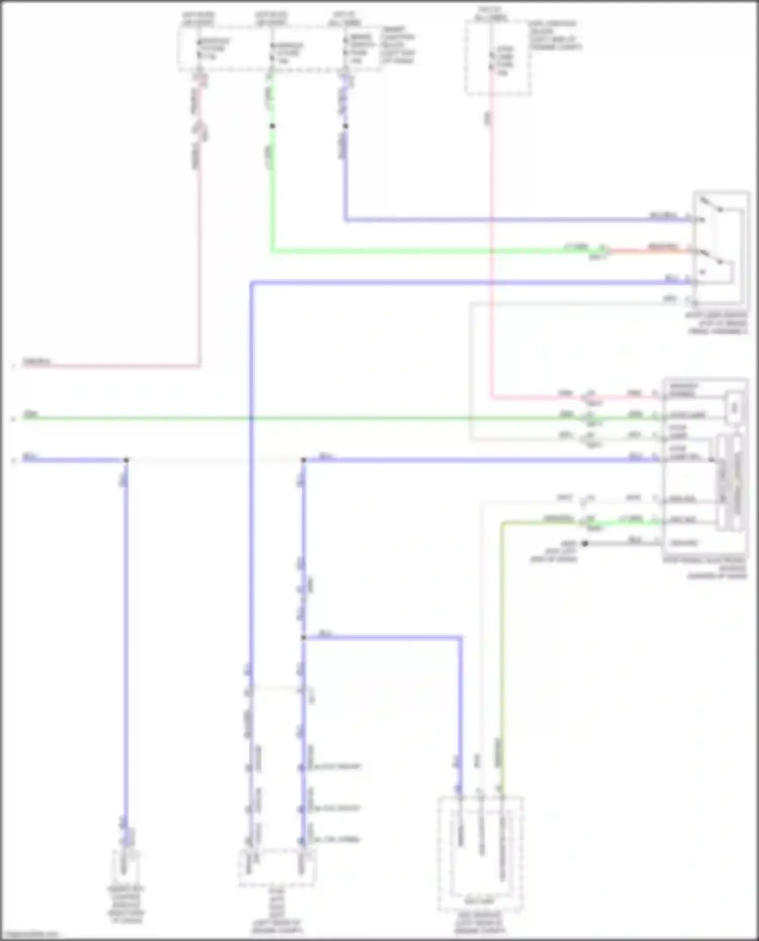 Wiring diagram module 3 fuse for Kia Cerato III facelift (2016-2021) (15 of 25)