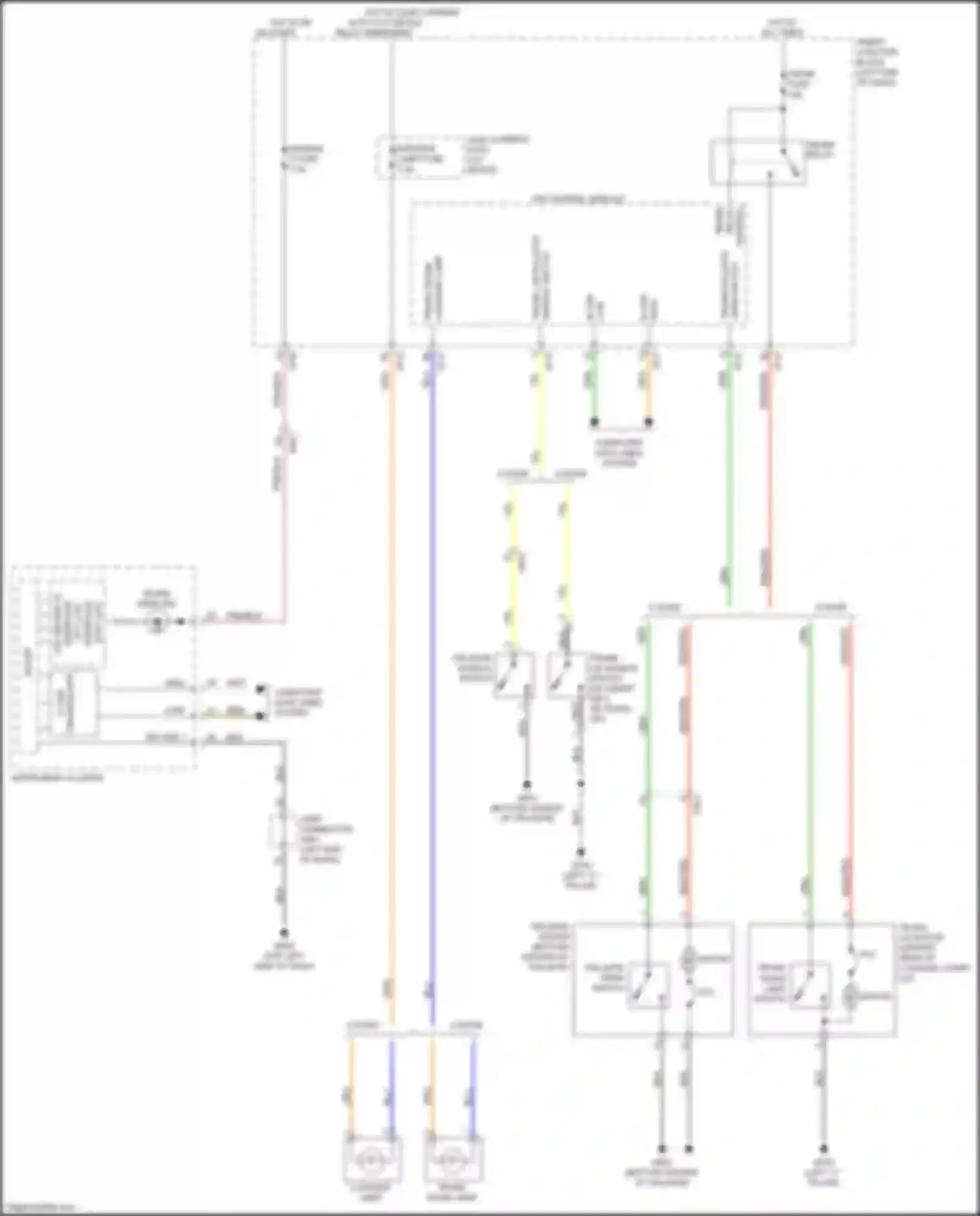 Wiring diagram module 3 fuse for Kia Cerato III facelift (2016-2021) (20 of 25)