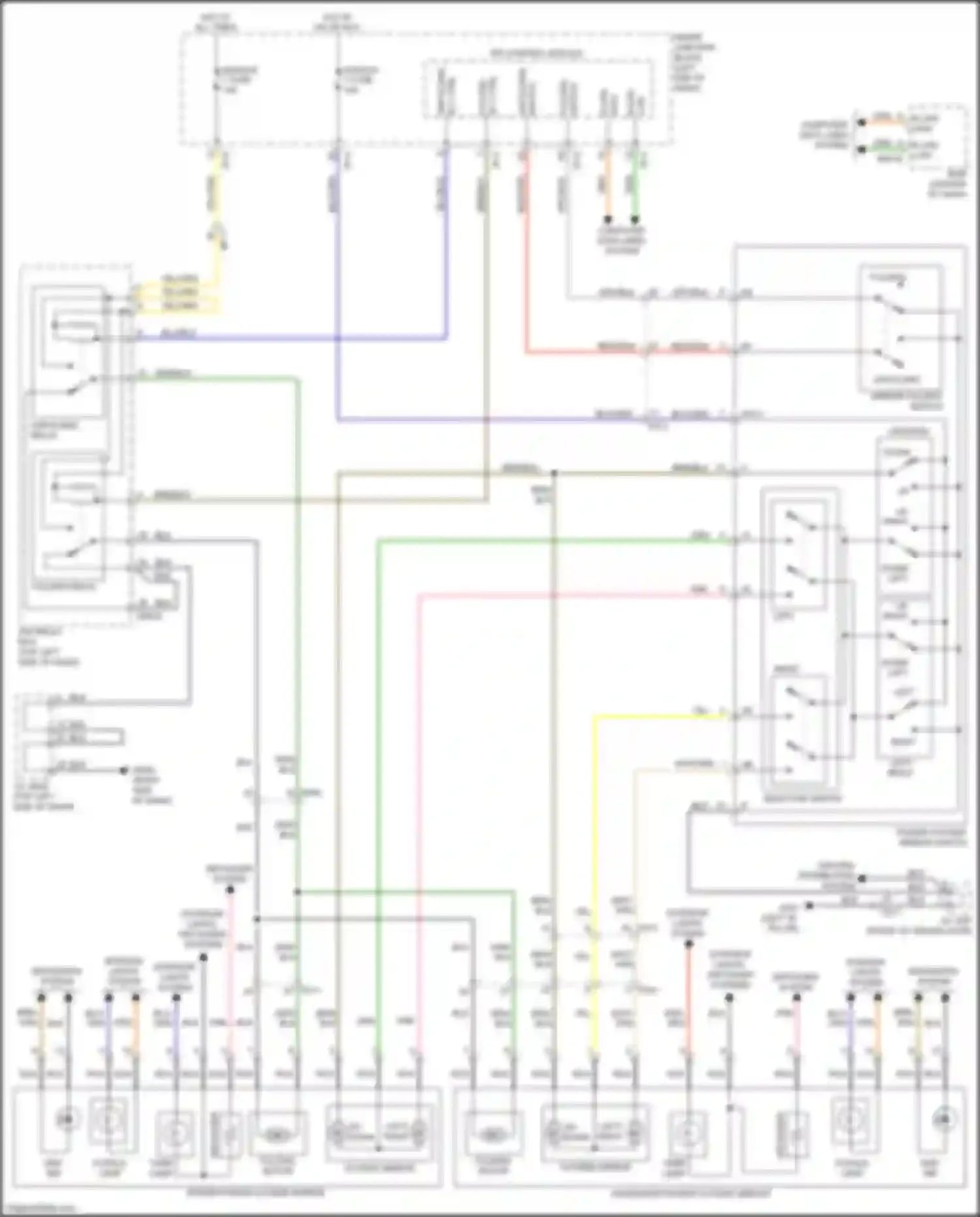 Wiring diagram module 7 fuse for Kia Cerato III facelift (2016-2021) (4 of 4)