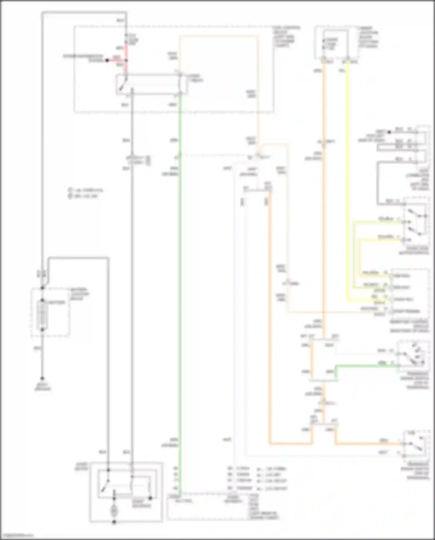 Wiring diagram m/t a/t for Kia Cerato III facelift (2016-2021) (1 of 1)
