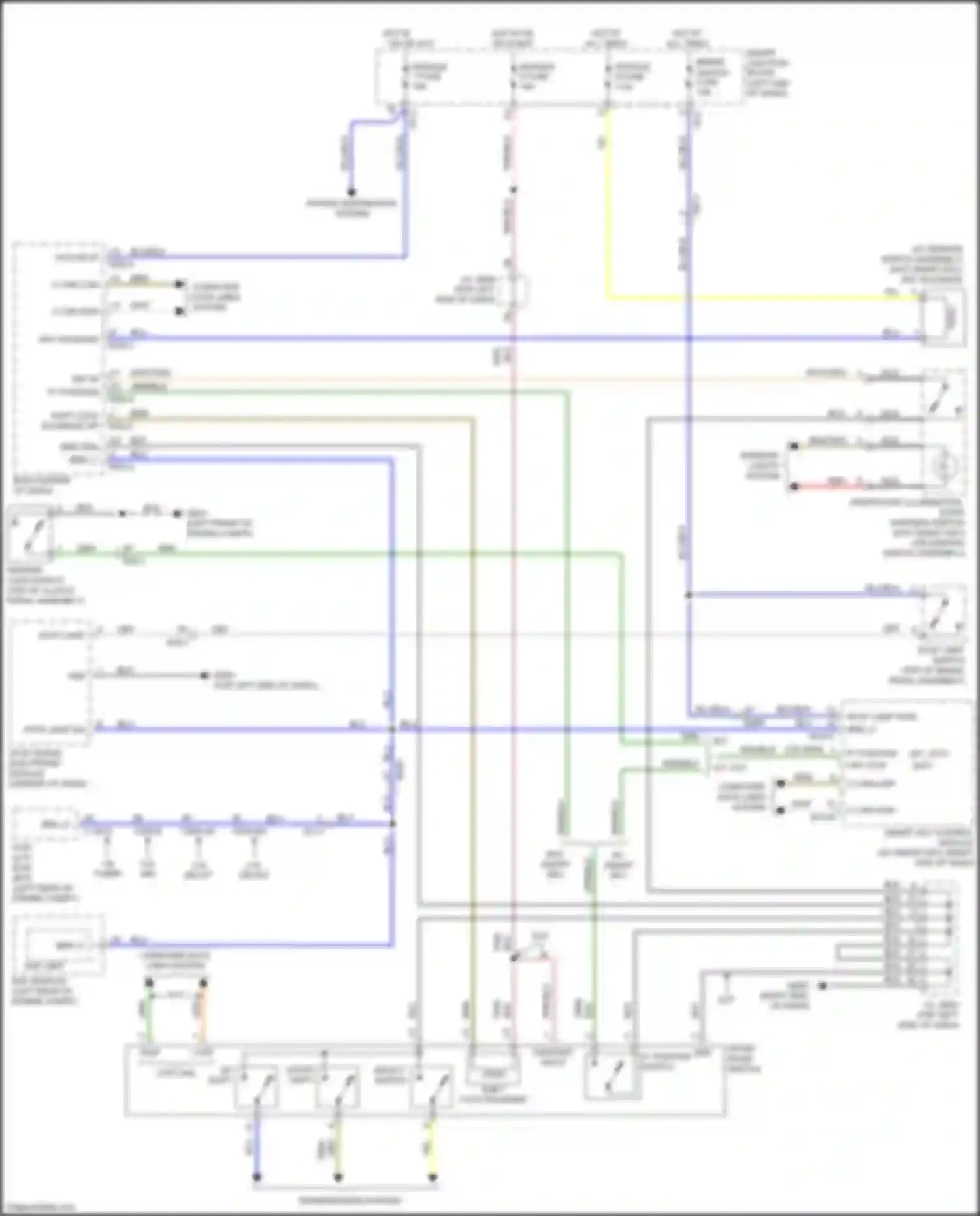 Wiring diagram "p" position ign lock sw for Kia Cerato III facelift (2016-2021) (1 of 1)