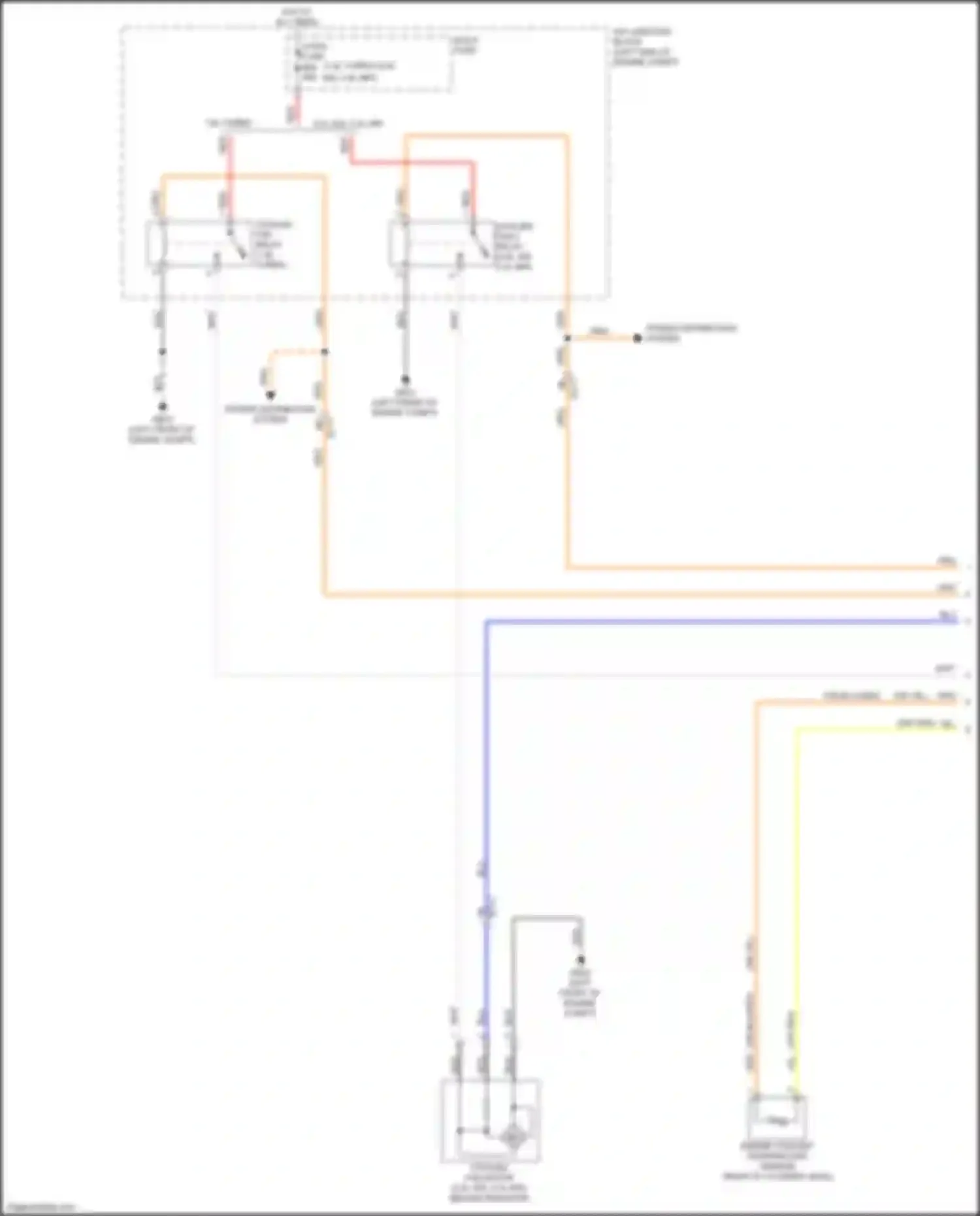 Wiring diagram power distribution system for Kia Cerato III facelift (2016-2021) (4 of 18)