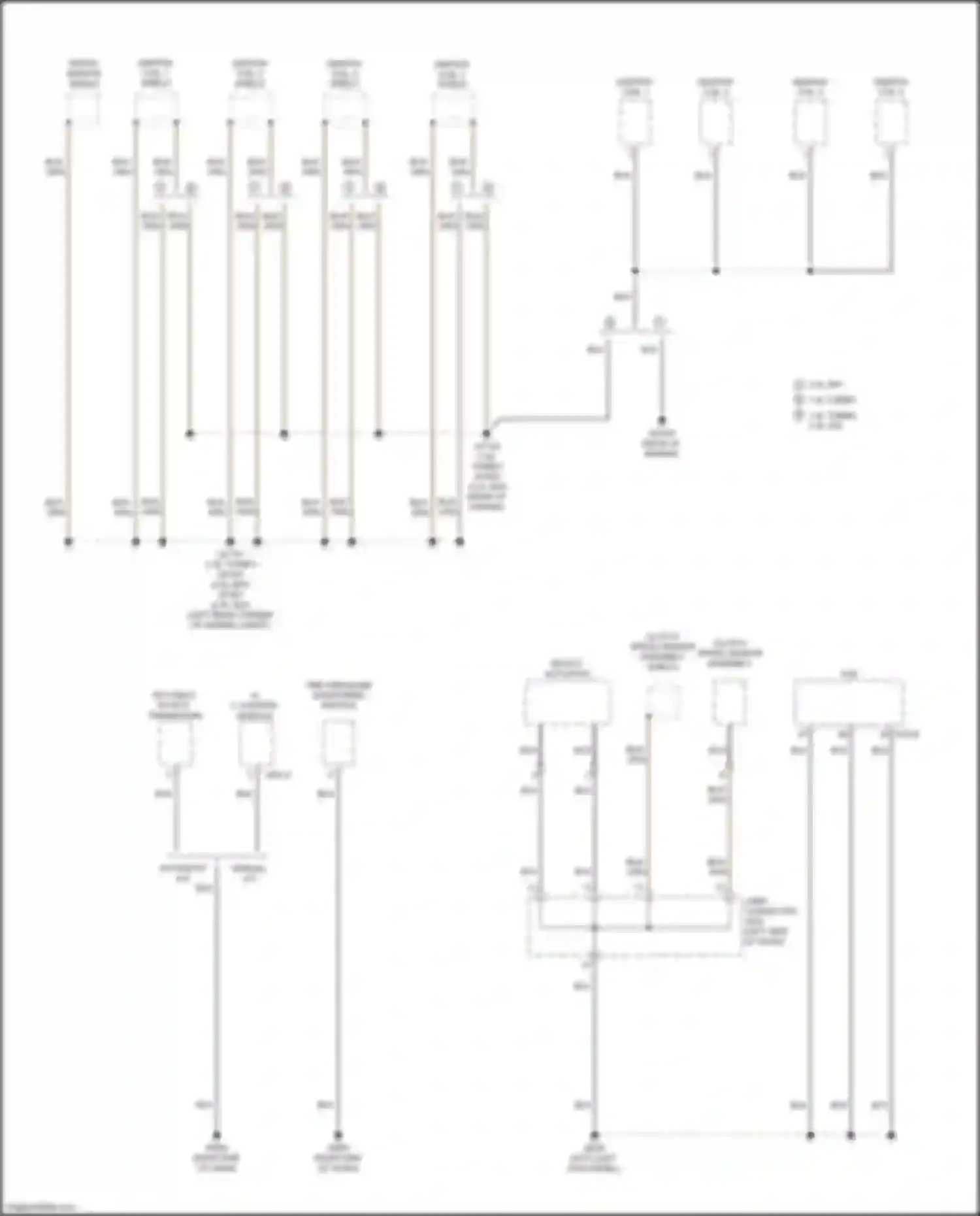 Wiring diagram right end of dash) for Kia Cerato III facelift (2016-2021) (6 of 12)