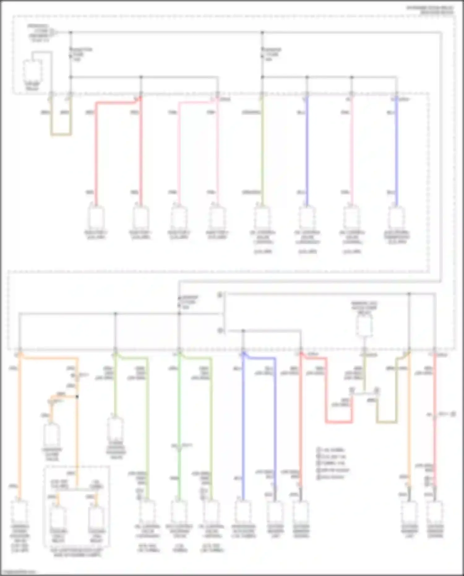 Wiring diagram sensor 1 fuse for Kia Cerato III facelift (2016-2021) (1 of 2)