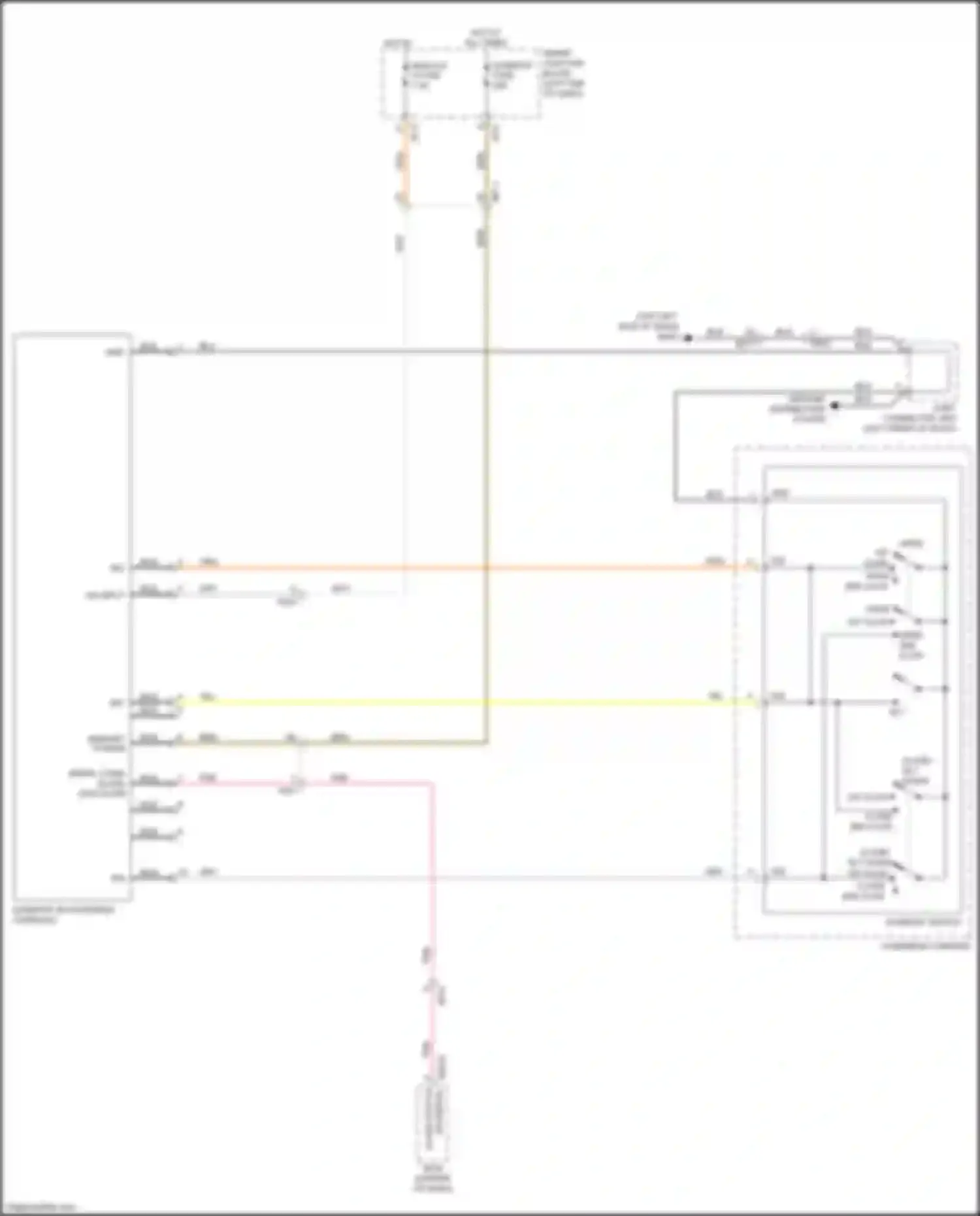 Wiring diagram serial comn glass status sig for Kia Cerato III facelift (2016-2021) (1 of 1)