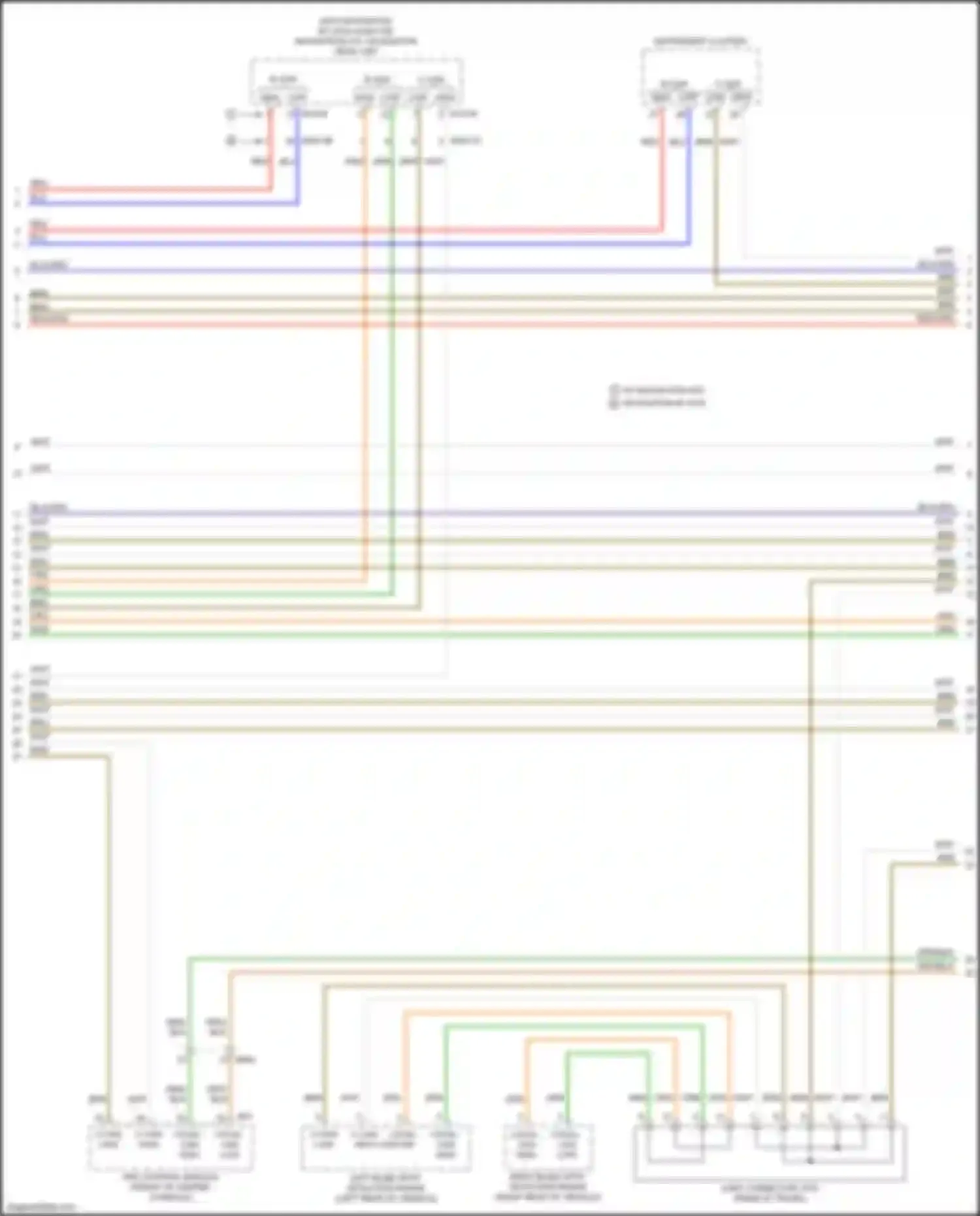 Wiring diagram srs control module for Kia Cerato III facelift (2016-2021) (3 of 5)