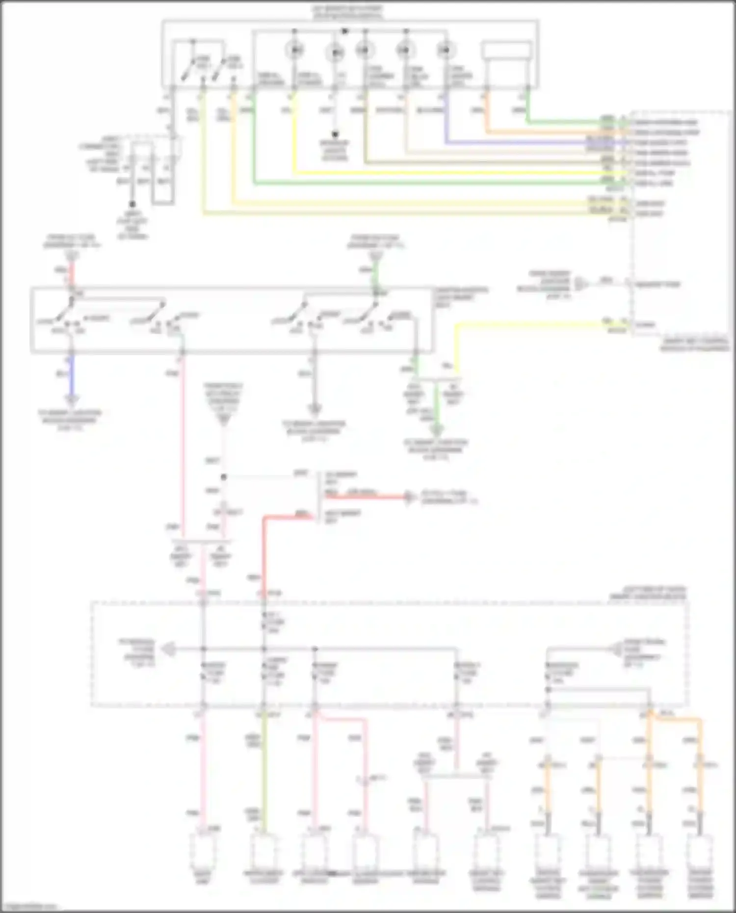 Wiring diagram srs control module for Kia Cerato III facelift (2016-2021) (5 of 5)