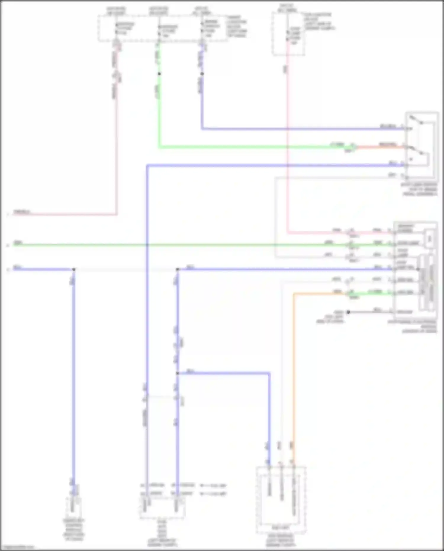 Wiring diagram stop lamp for Kia Cerato III facelift (2016-2021) (1 of 4)