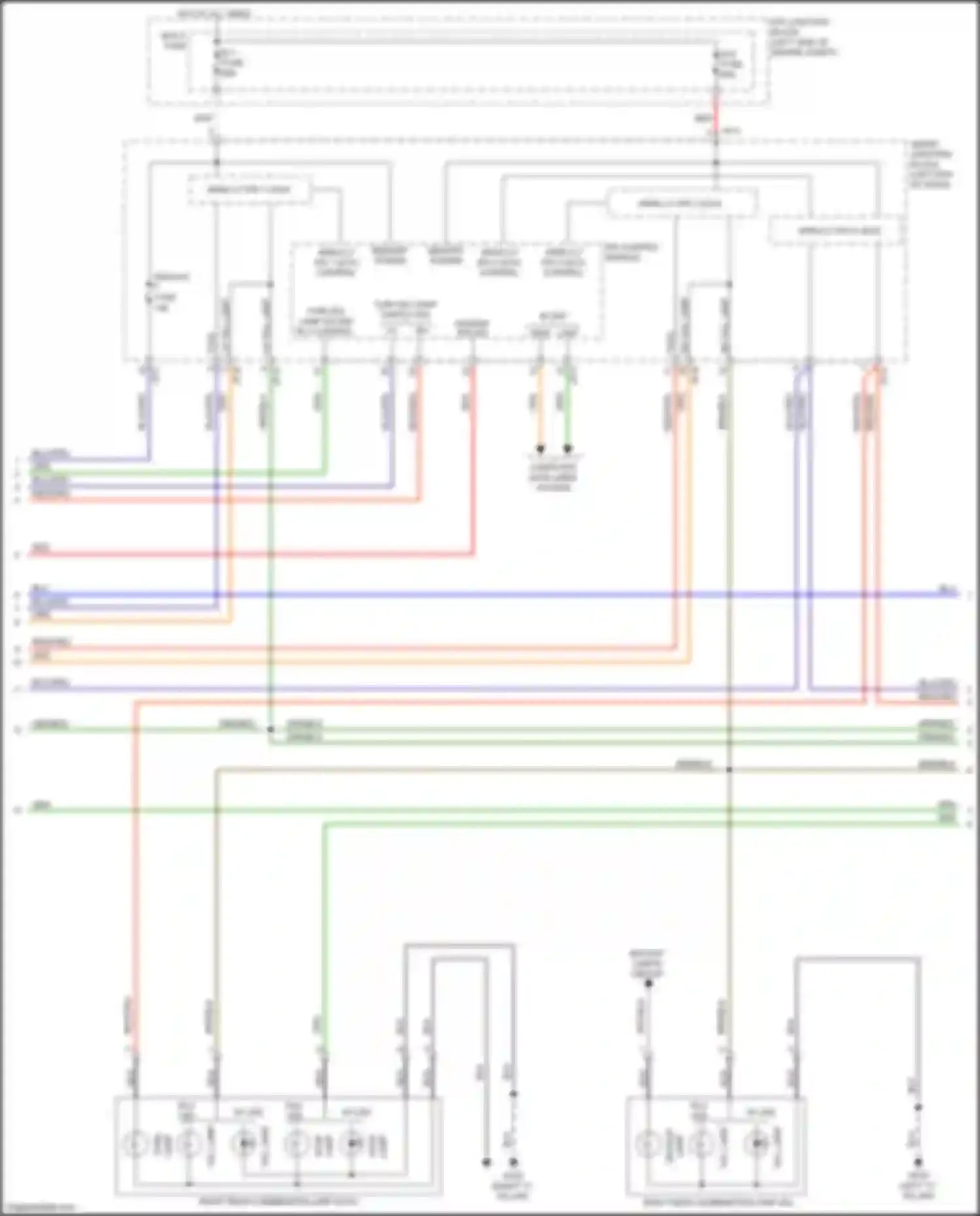 Wiring diagram turn sig lamp switch sig for Kia Cerato III facelift (2016-2021) (1 of 1)