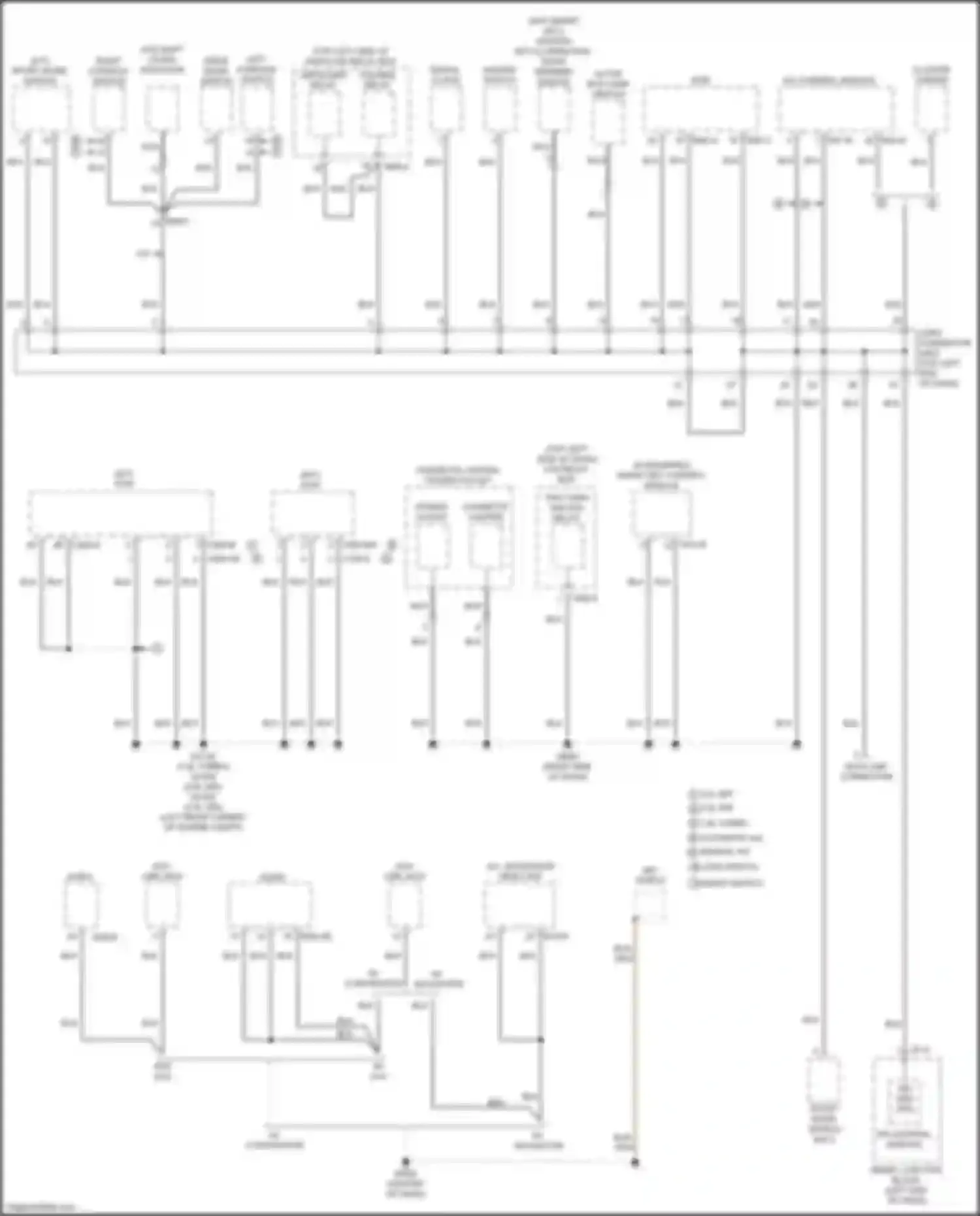 Wiring diagram two turn unlock relay for Kia Cerato III facelift (2016-2021) (2 of 4)