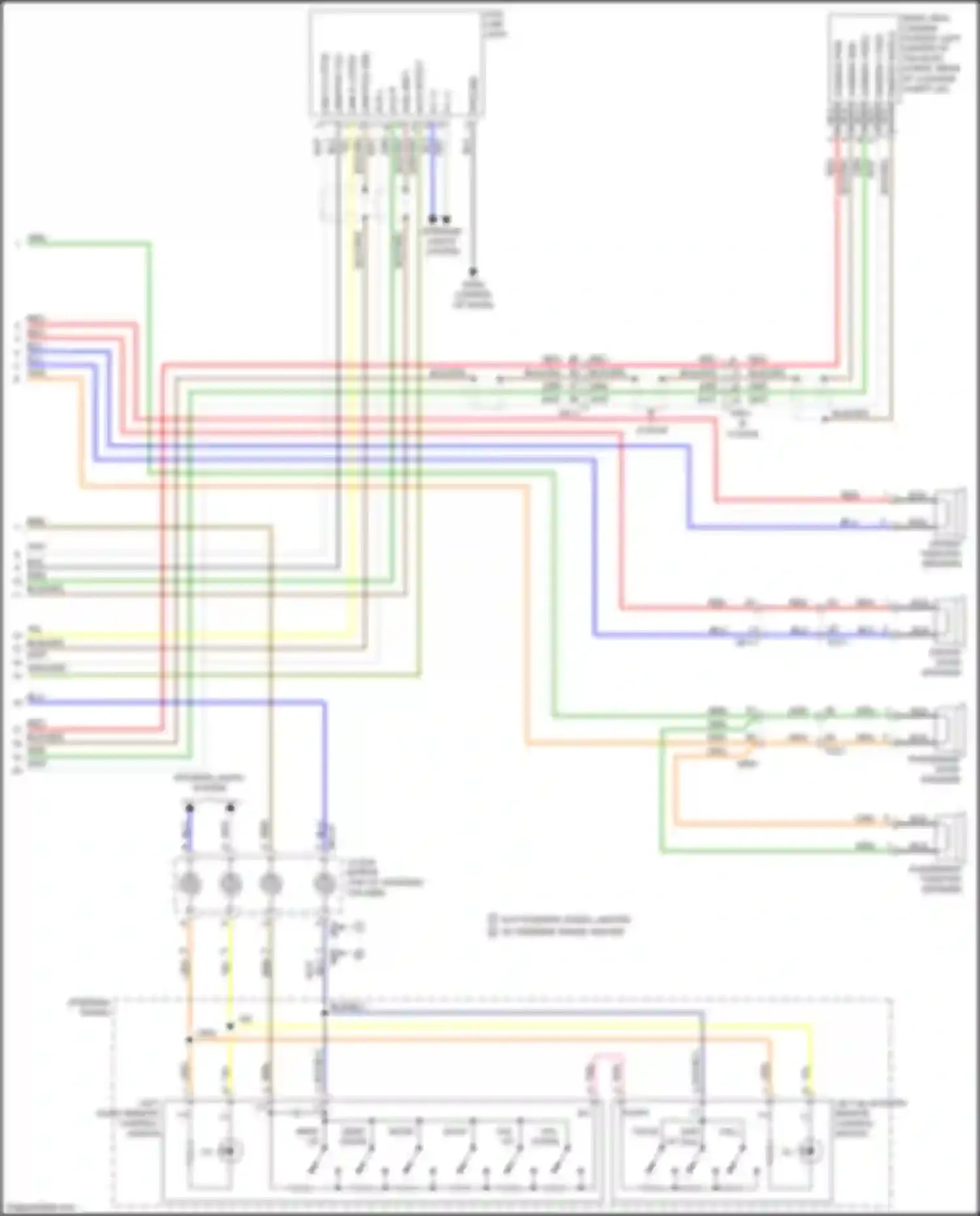 Wiring diagram usb d-/ipod tx for Kia Cerato III facelift (2016-2021) (2 of 2)