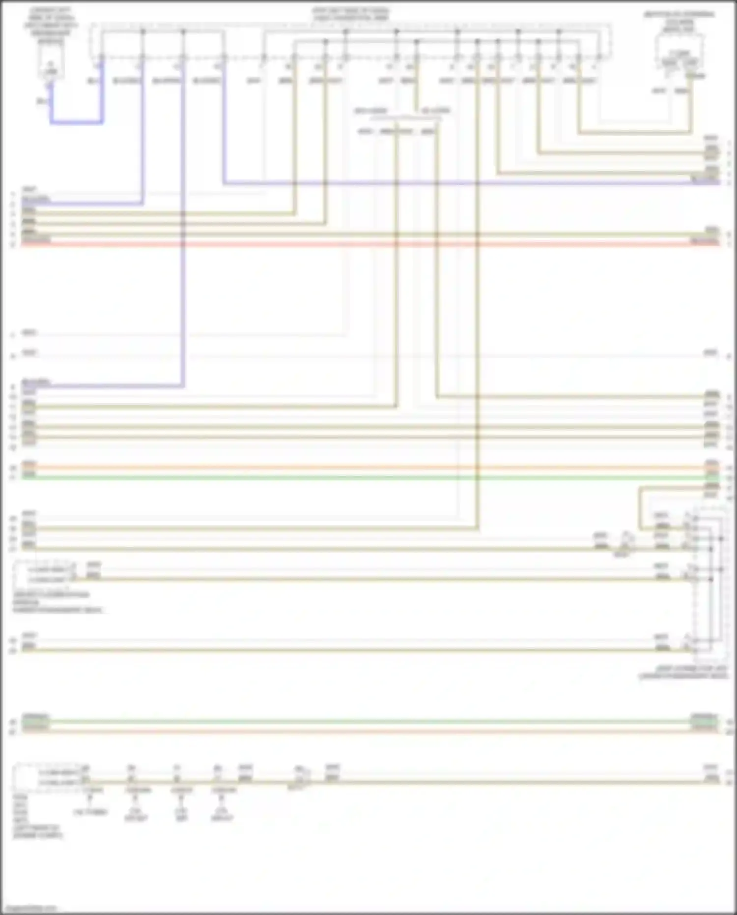 Wiring diagram weight classification module for Kia Cerato III facelift (2016-2021) (1 of 3)
