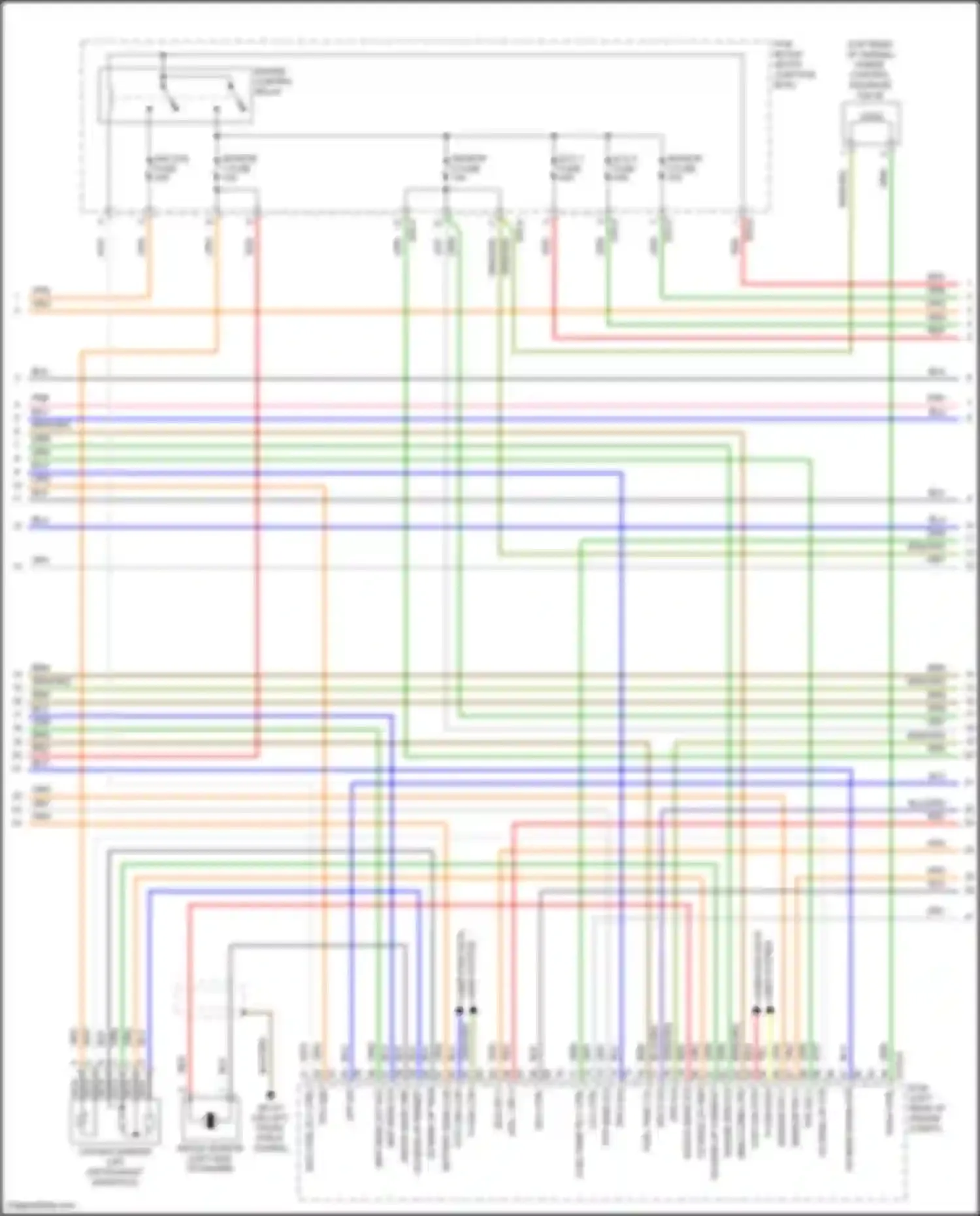 Wiring diagram aps 2 sig for Kia Cerato IV facelift (2021-2024) (3 of 4)