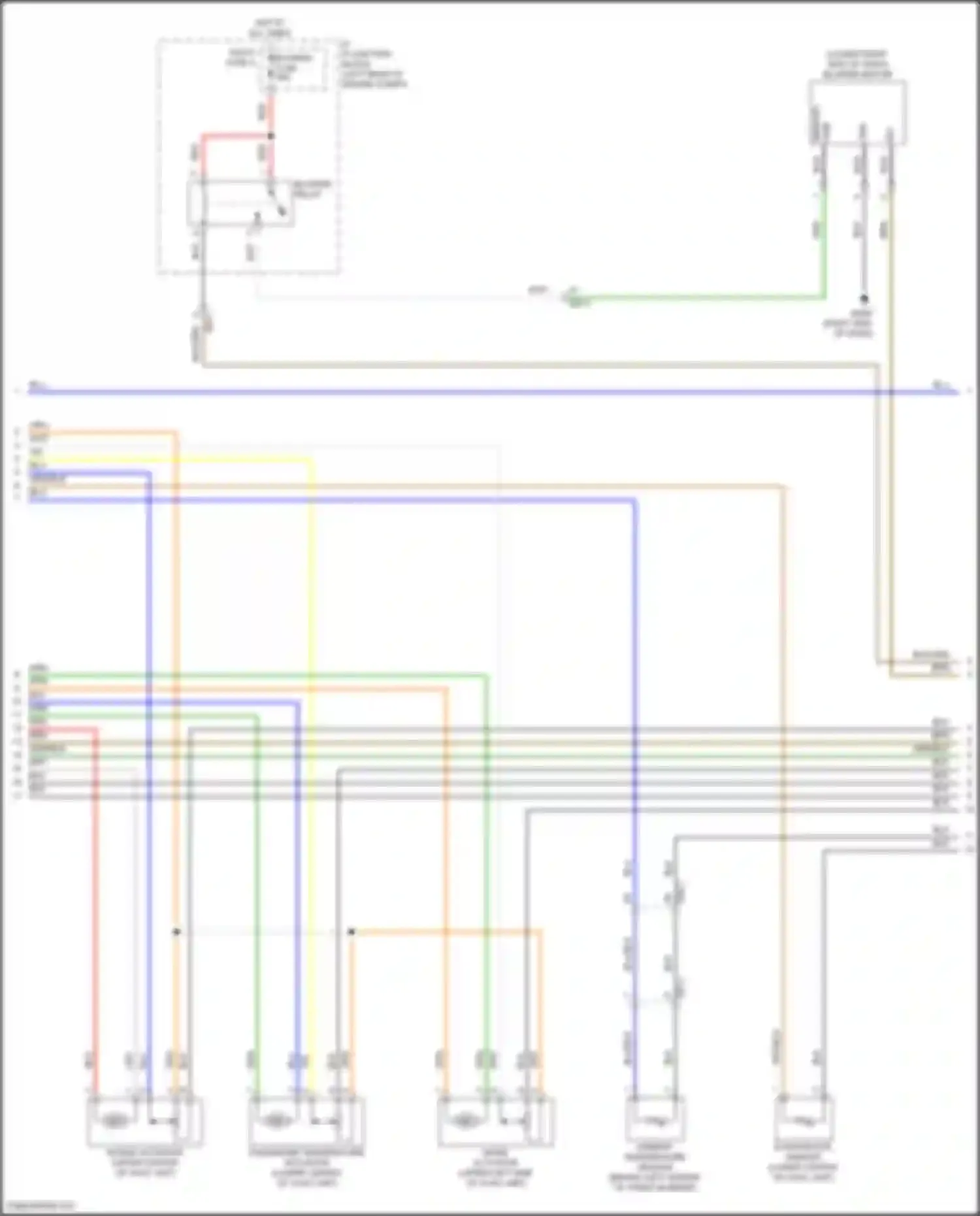 Wiring diagram blower relay for Kia Cerato IV facelift (2021-2024) (6 of 8)