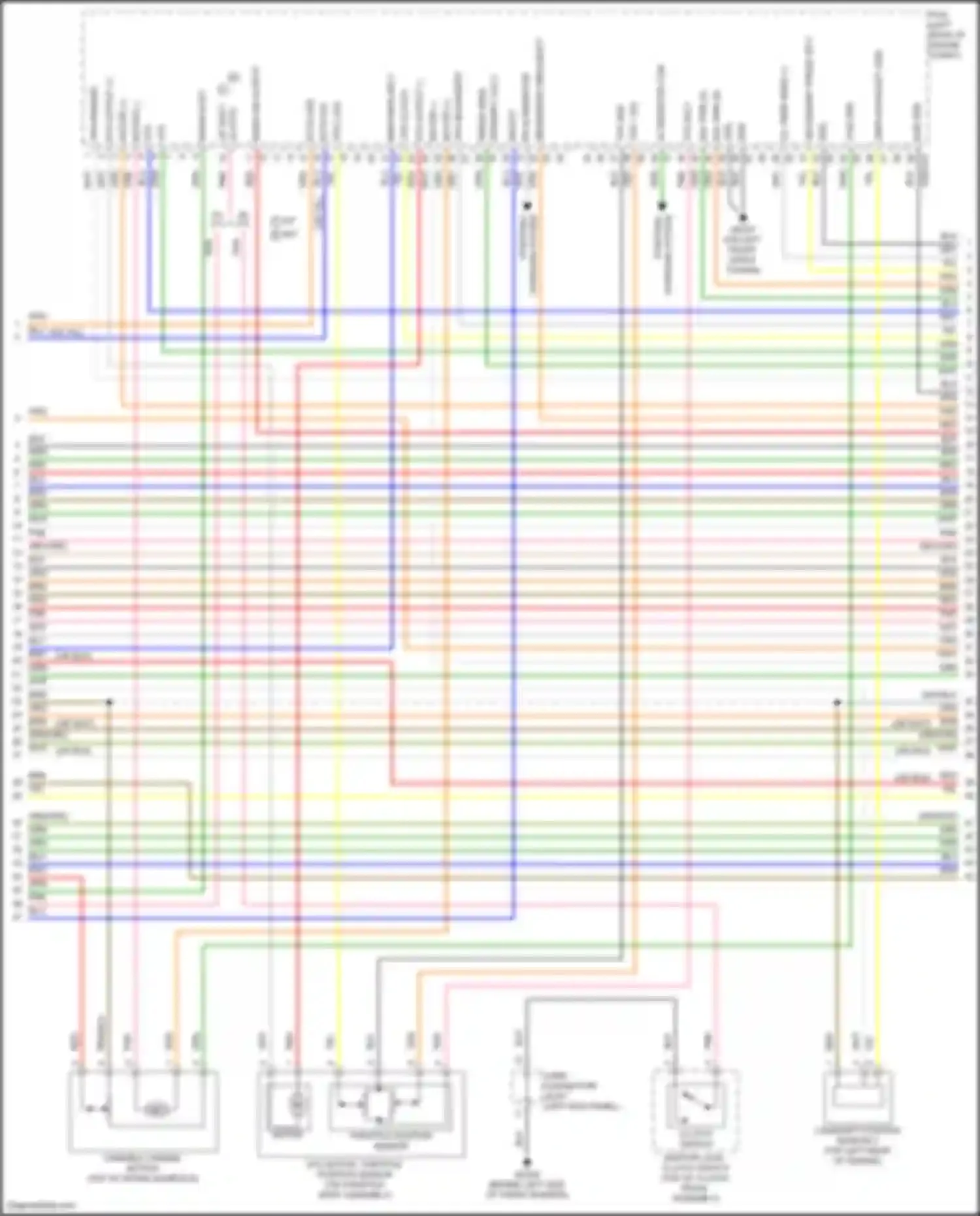 Wiring diagram ects gnd for Kia Cerato IV facelift (2021-2024) (5 of 5)