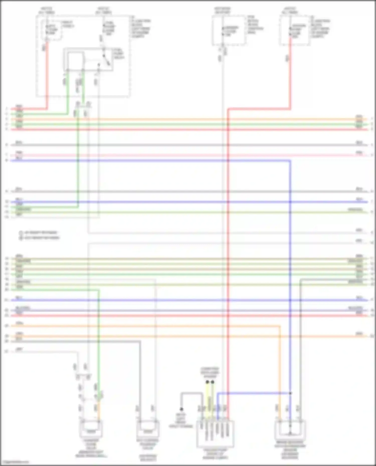 Wiring diagram e/r-a for Kia Cerato IV facelift (2021-2024) (16 of 20)