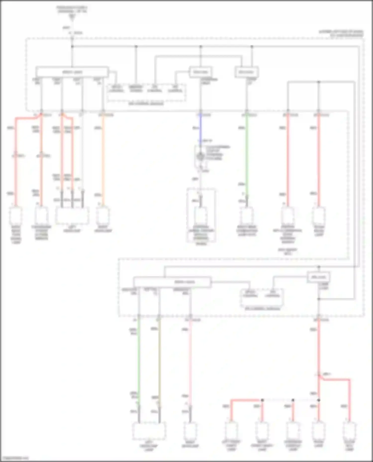 Wiring diagram icu-d for Kia Cerato IV facelift (2021-2024) (11 of 25)