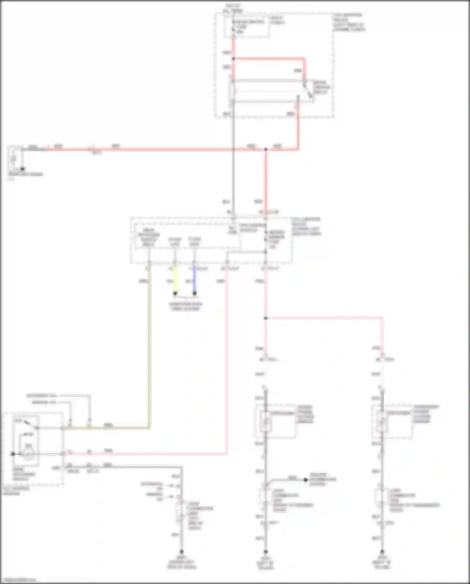 Cerato Kia IV (2018-2022): Defoggers circuit, w/o auto defogger