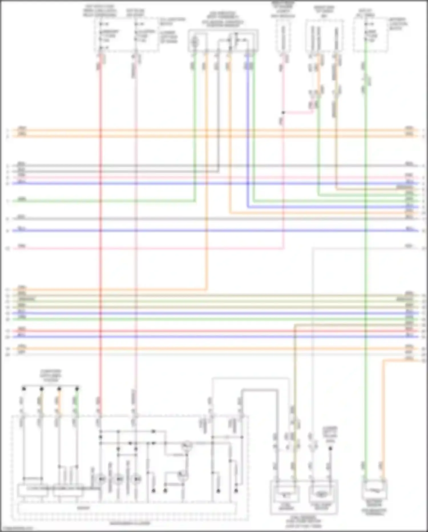 Cerato Kia IV (2018-2022): Wiring diagram engine performance 1.6l turbo (3 of 6)