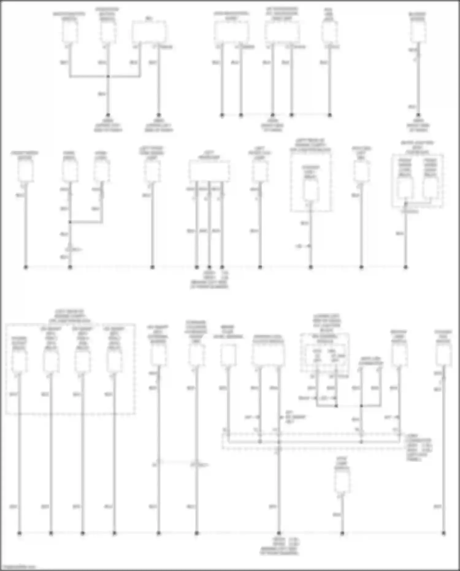 Cerato Kia IV (2018-2022): Ground distribution circuit (2 of 5)