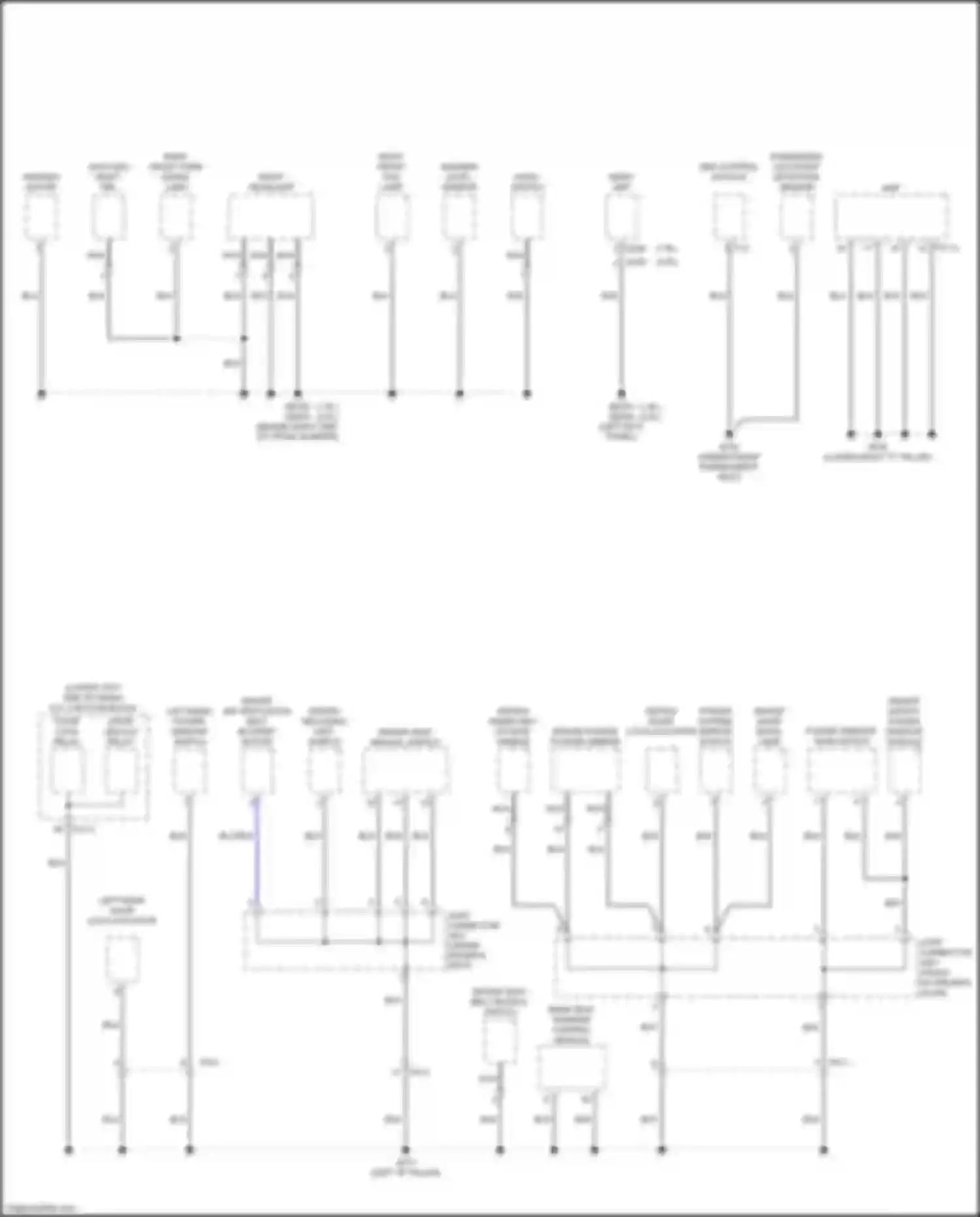 Cerato Kia IV (2018-2022): Ground distribution circuit (3 of 5)