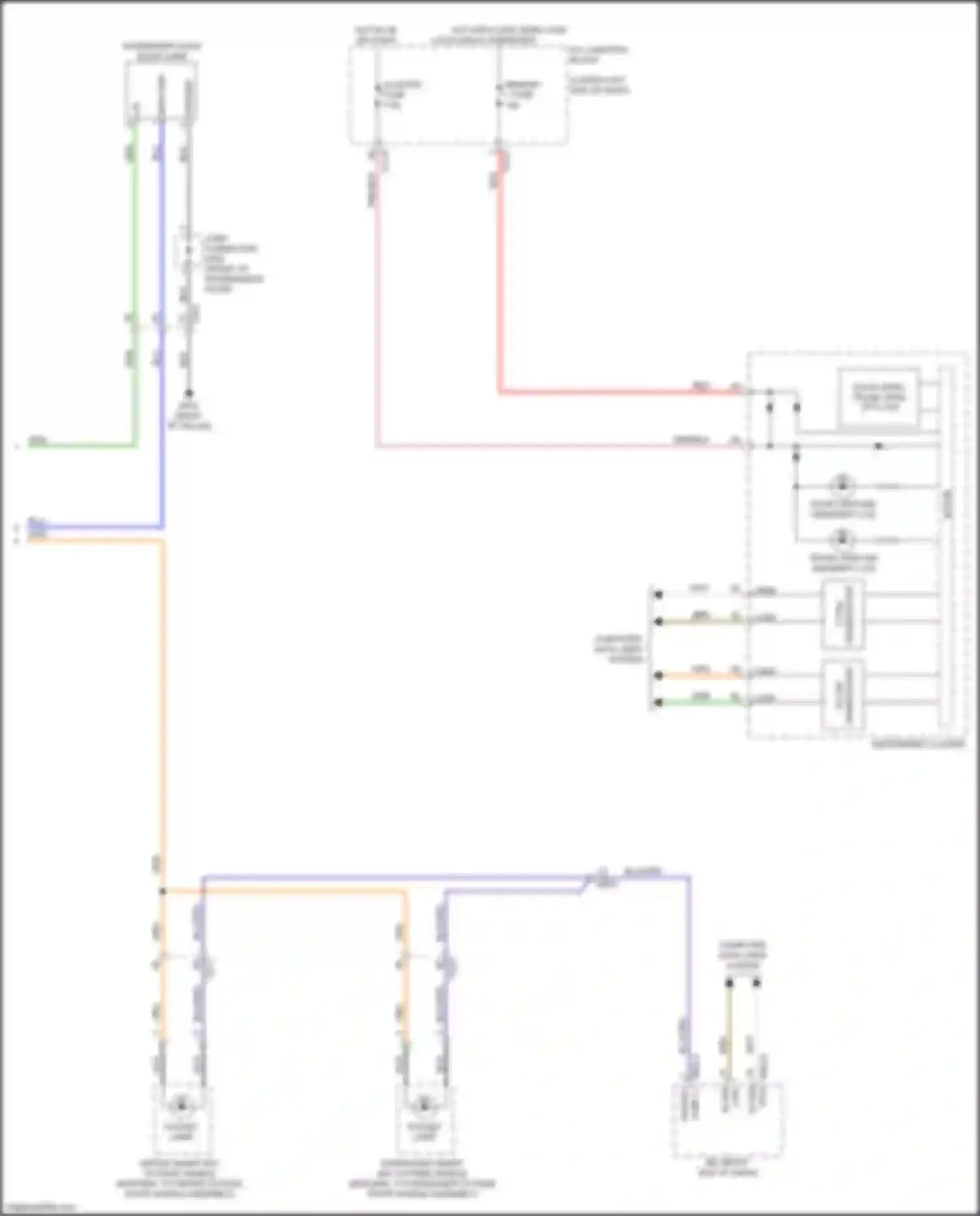 Cerato Kia IV (2018-2022): Courtesy lamps circuit (3 of 3)