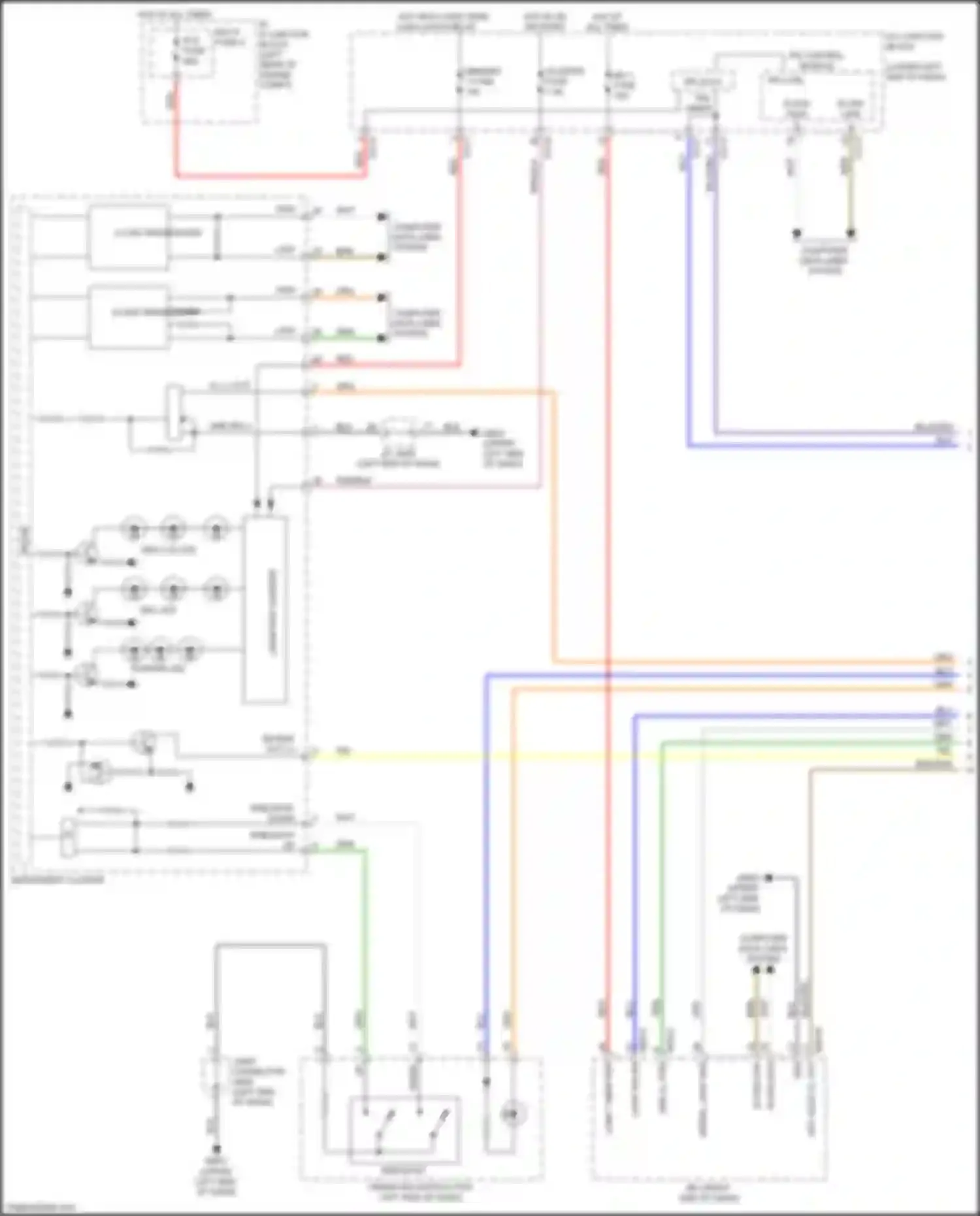 Cerato Kia IV (2018-2022): Instrument illumination circuit (1 of 4)