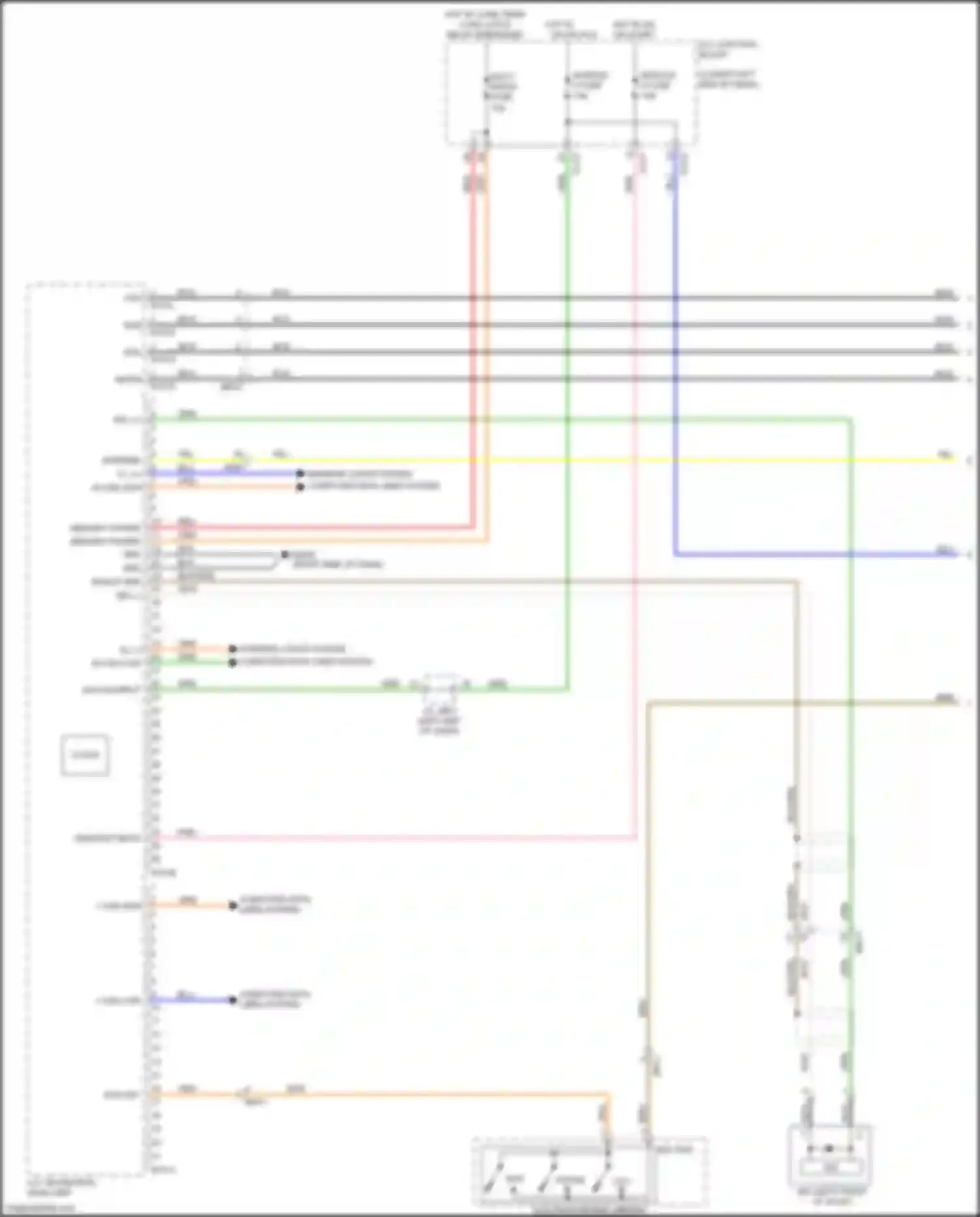 Cerato Kia IV (2018-2022): Navigation circuit, w/ amplifier (1 of 4)