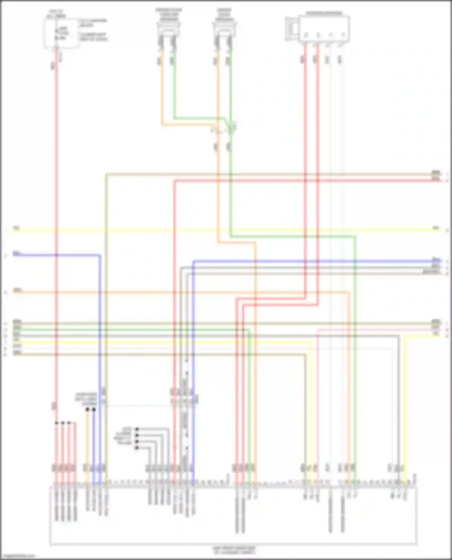 Cerato Kia IV (2018-2022): Navigation circuit, w/ amplifier (3 of 4)