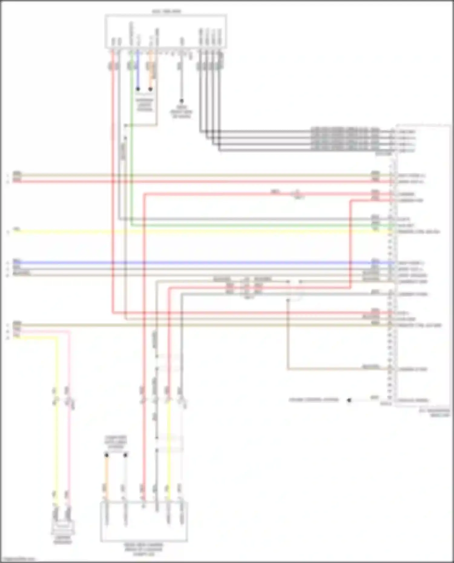 Cerato Kia IV (2018-2022): Navigation circuit, w/ amplifier (4 of 4)