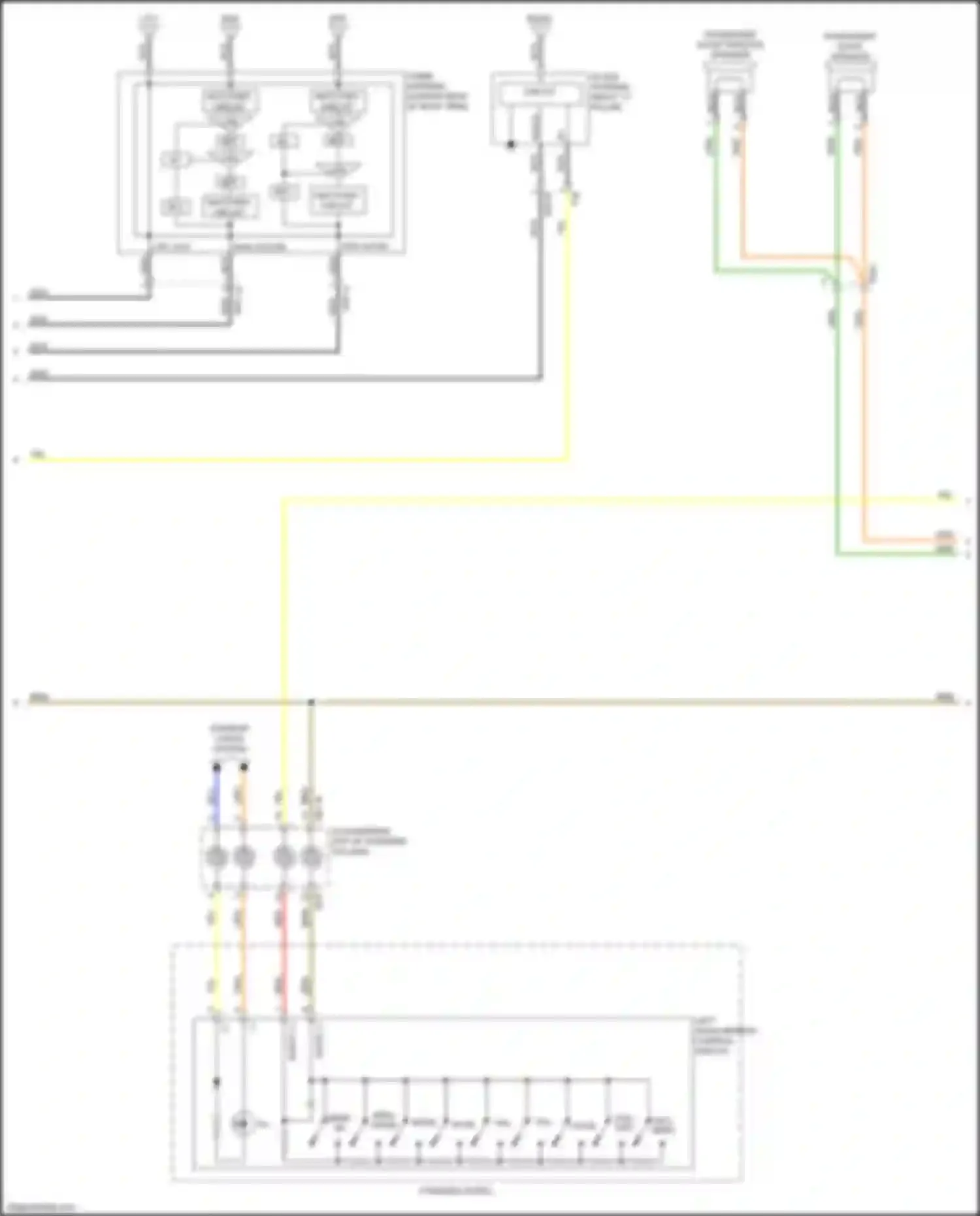 Cerato Kia IV (2018-2022): Radio circuit, w/ navigation w/o amplifier (2 of 3)