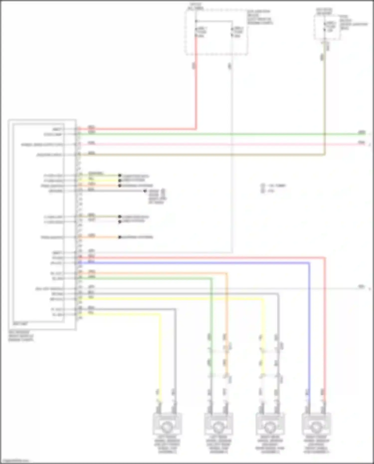 Wiring diagram abs 1 fuse for Kia Cerato IV (2018-2022) (3 of 3)