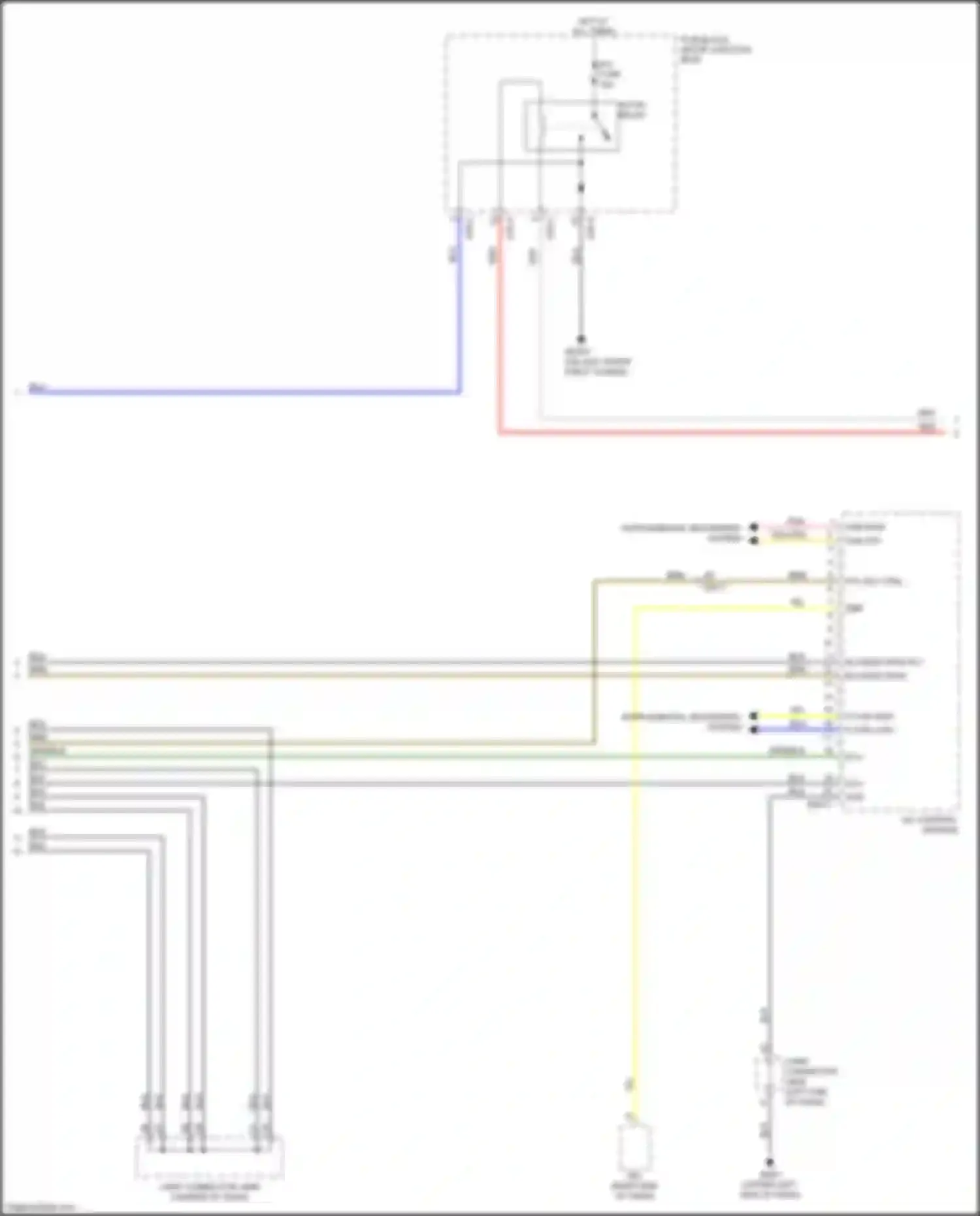 Wiring diagram a/c fuse for Kia Cerato IV (2018-2022) (2 of 3)