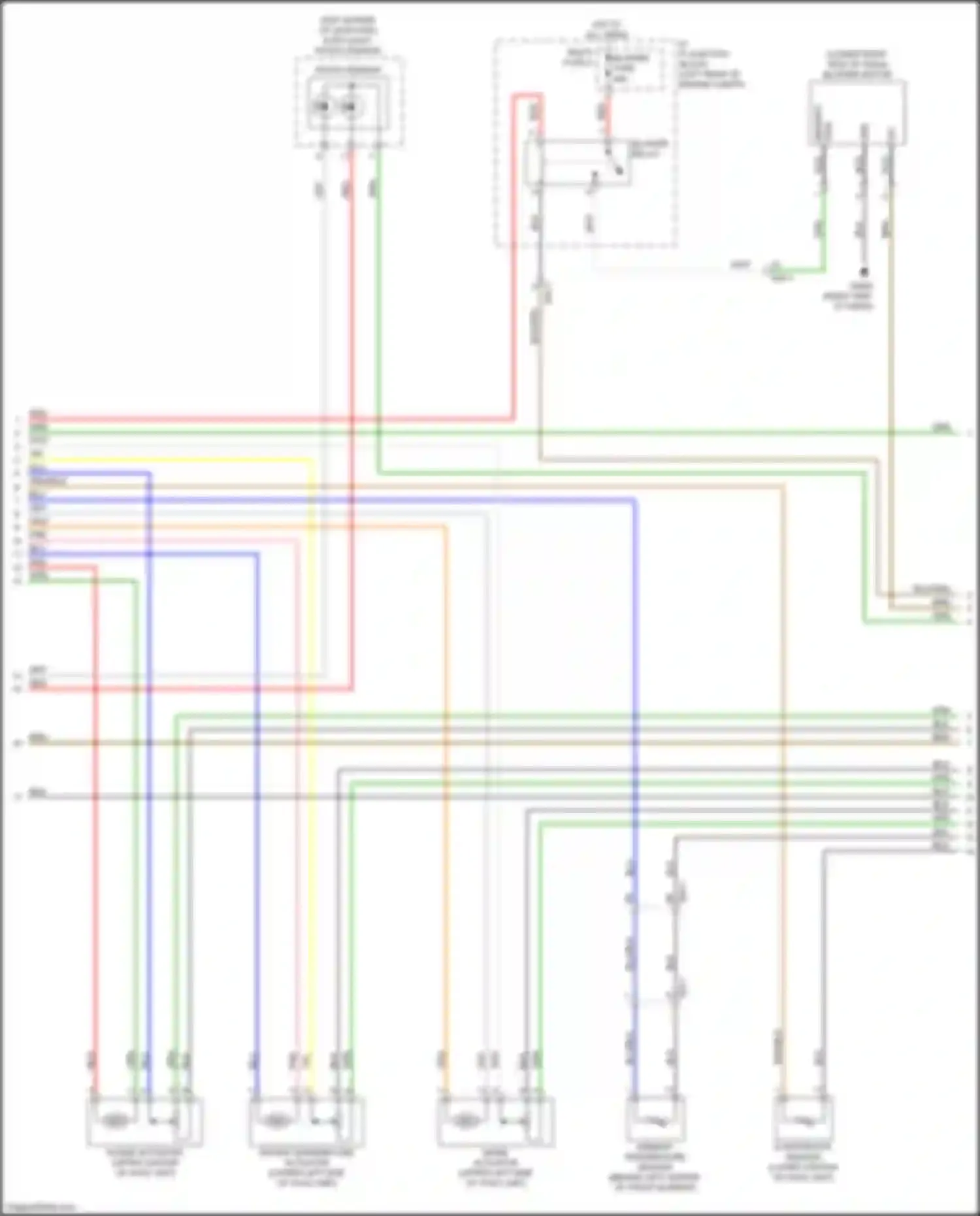 Wiring diagram ambient temperature sensor for Kia Cerato IV (2018-2022) (1 of 4)