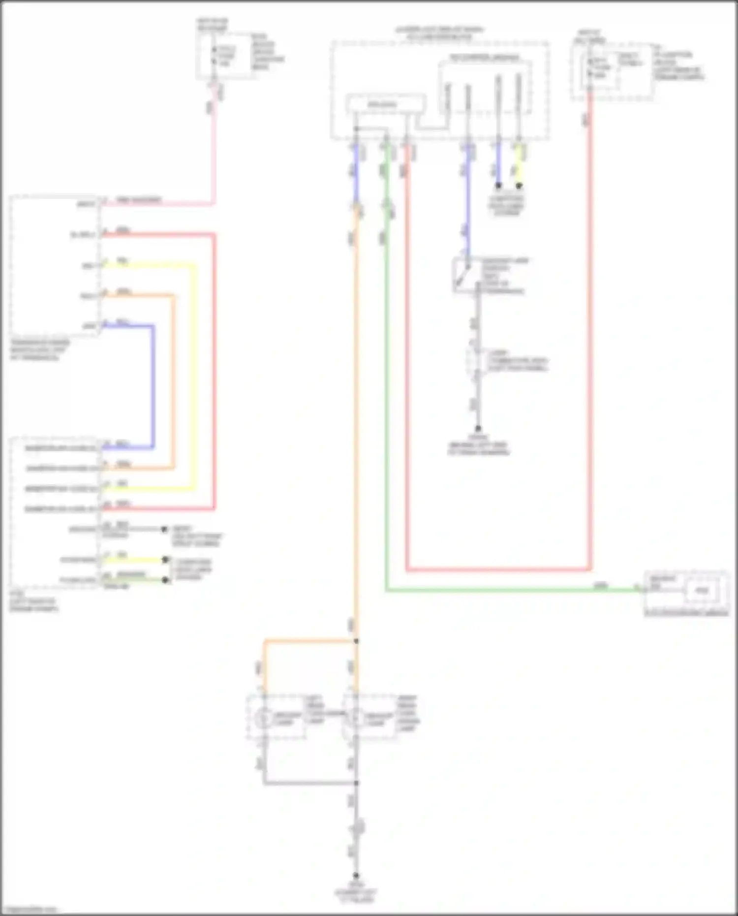 Wiring diagram blk for Kia Cerato IV (2018-2022) (126 of 147)