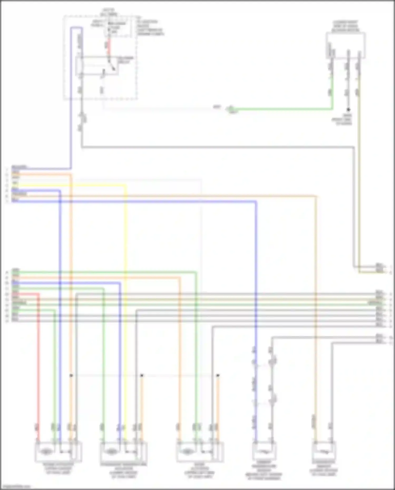 Wiring diagram blower relay for Kia Cerato IV (2018-2022) (2 of 8)