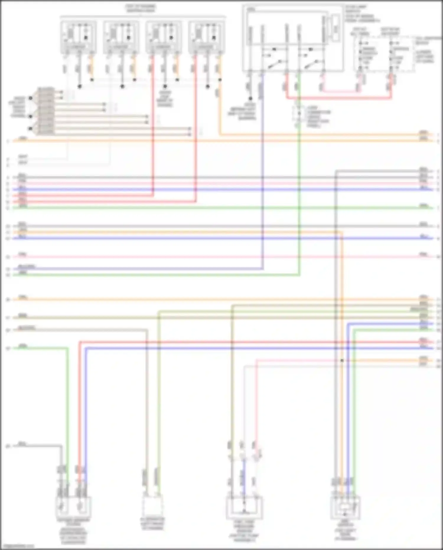 Wiring diagram blu/org for Kia Cerato IV (2018-2022) (23 of 43)