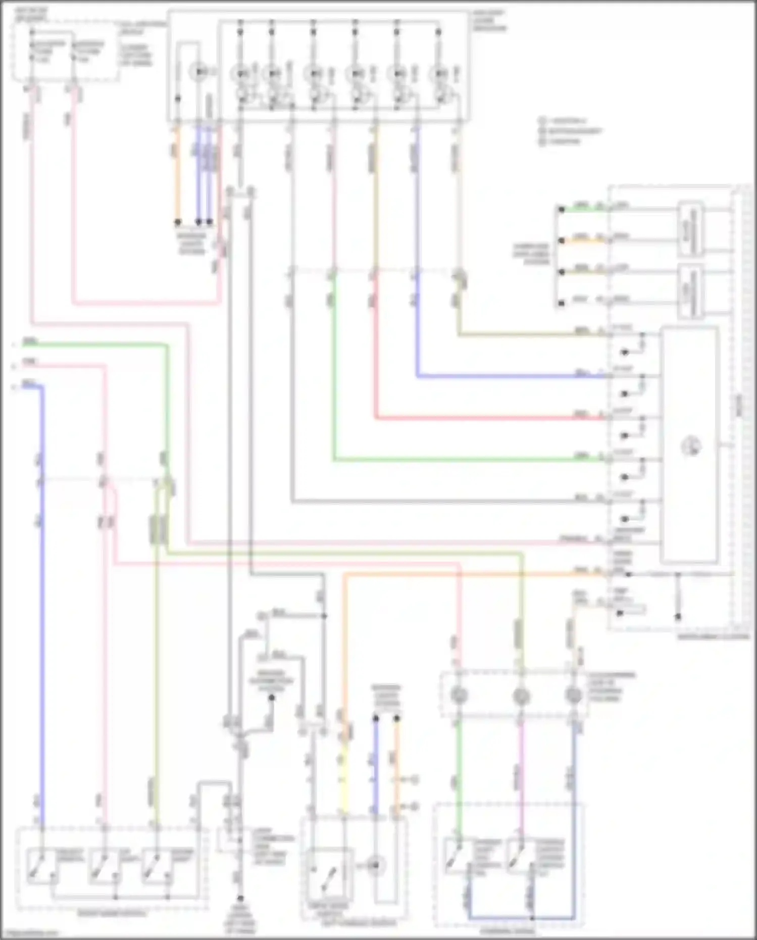 Wiring diagram blu/org for Kia Cerato IV (2018-2022) (40 of 43)