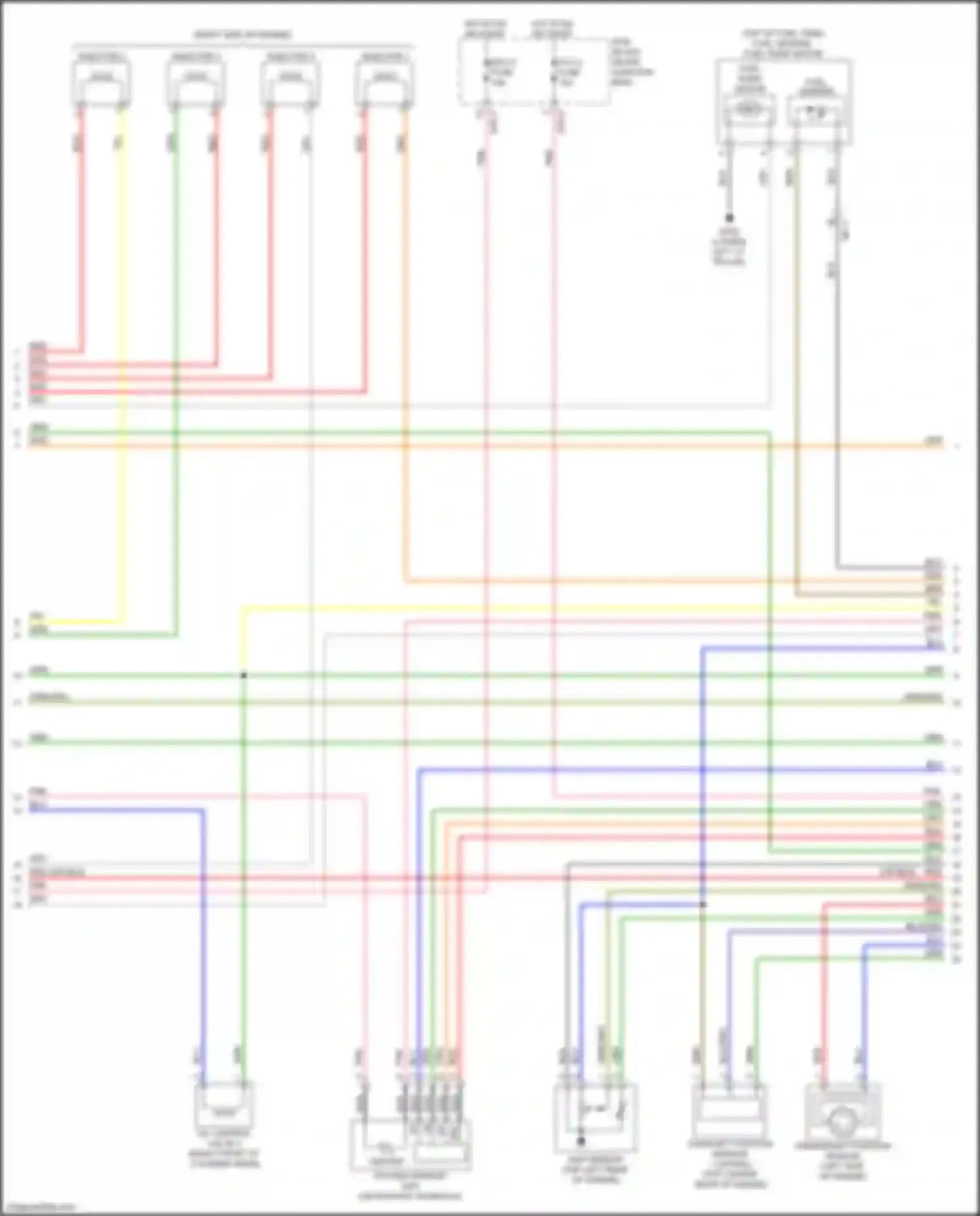 Wiring diagram blu/org for Kia Cerato IV (2018-2022) (26 of 43)