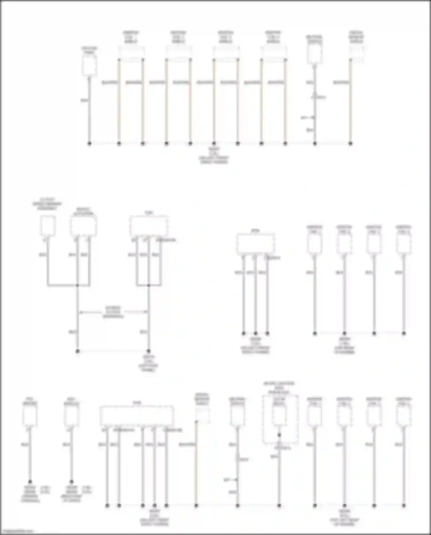 Wiring diagram center console for Kia Cerato IV (2018-2022) (5 of 5)