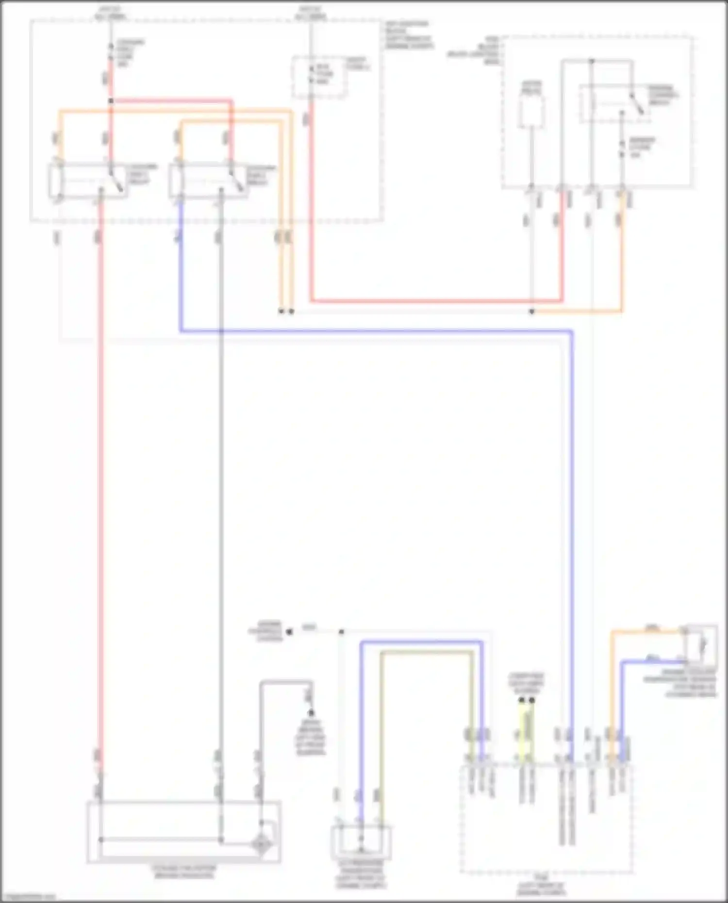 Wiring diagram cooling fan 2 fuse for Kia Cerato IV (2018-2022) (2 of 4)