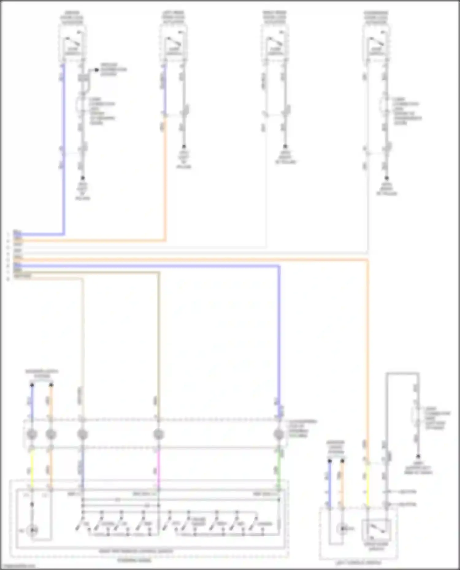 Wiring diagram drive mode switch for Kia Cerato IV (2018-2022) (2 of 3)