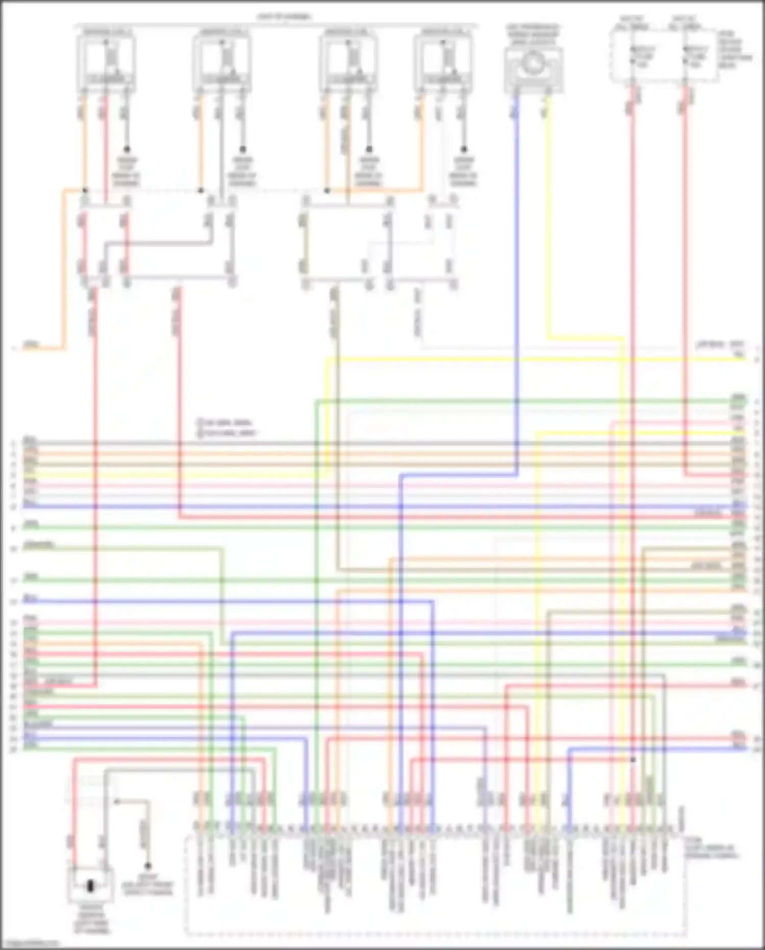 Wiring diagram ecu 3 fuse for Kia Cerato IV (2018-2022) (6 of 6)