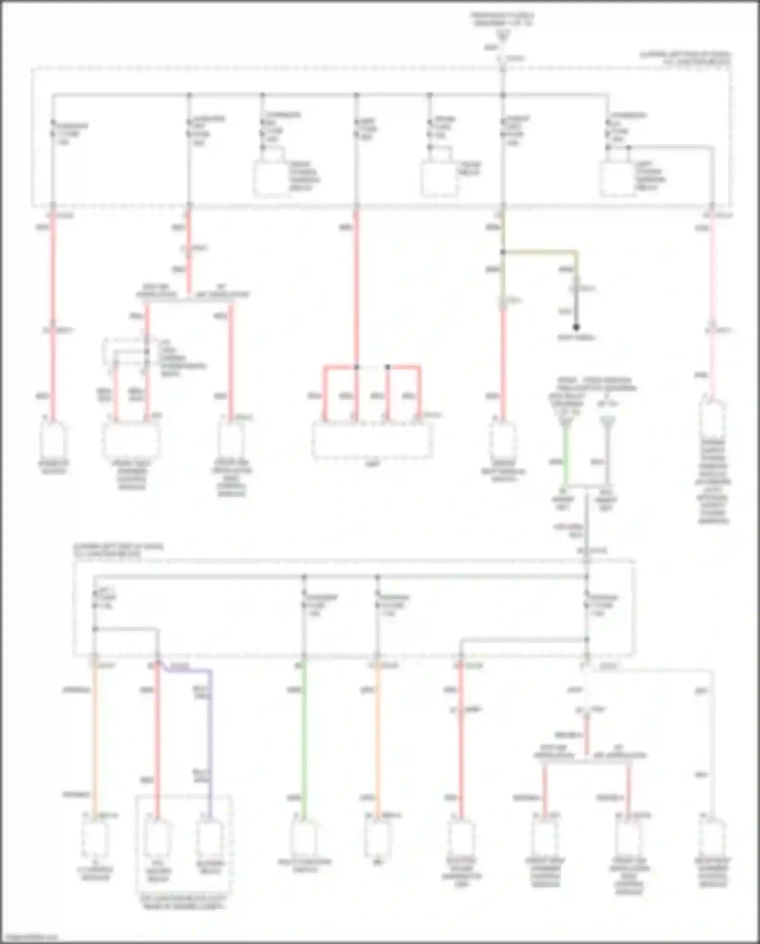 Wiring diagram front air ventilation seat control module for Kia Cerato IV (2018-2022) (1 of 7)