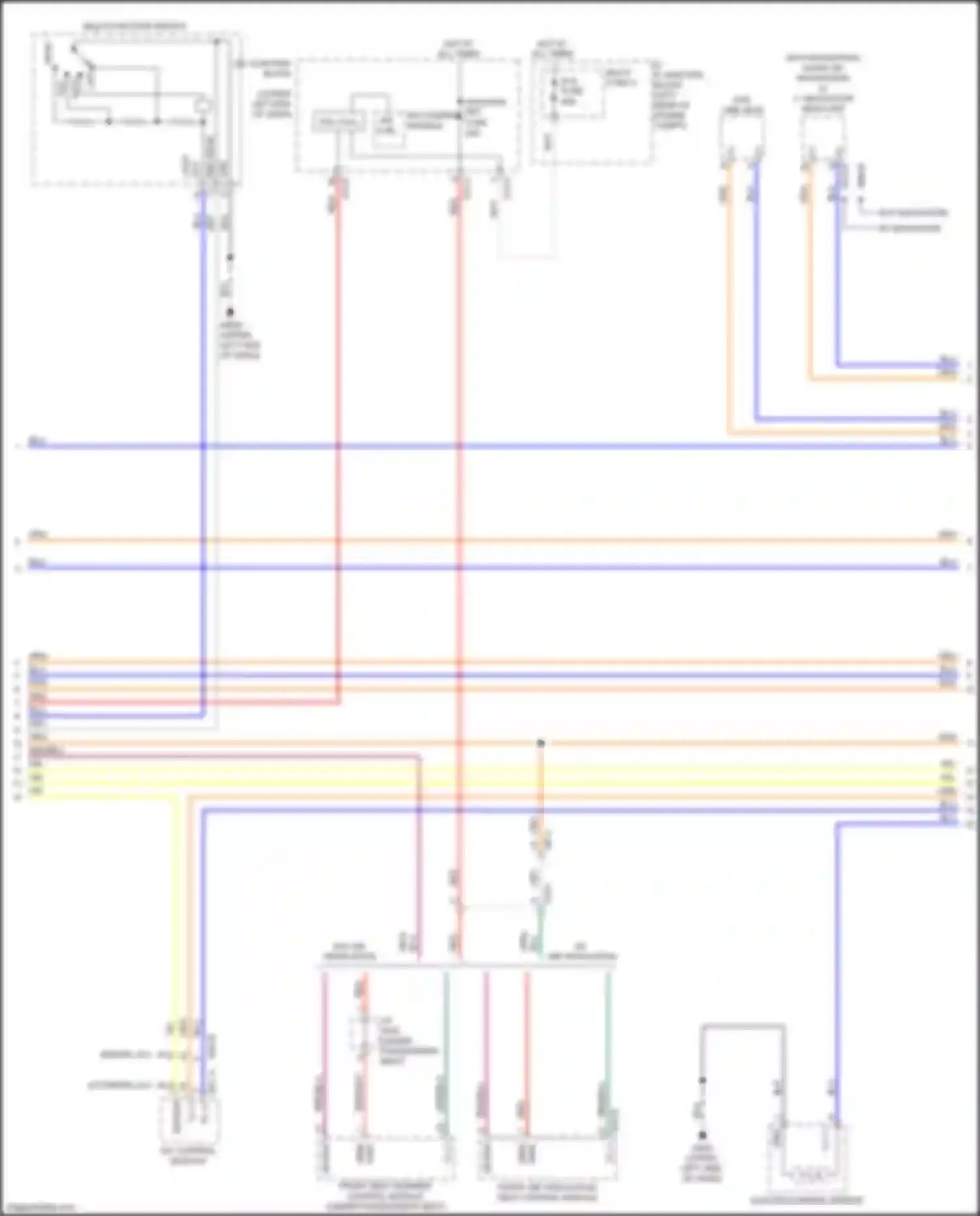 Wiring diagram front seat warmer control module for Kia Cerato IV (2018-2022) (7 of 7)