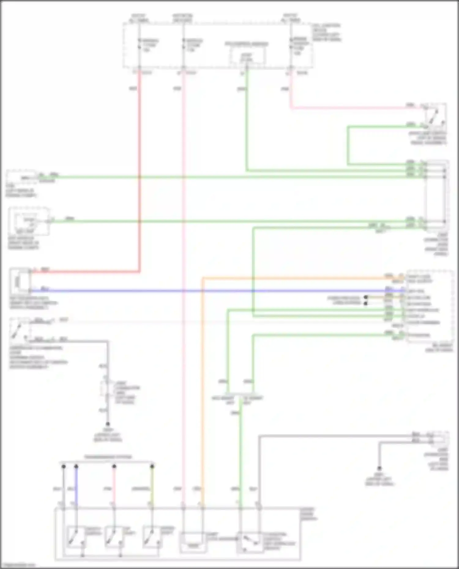 Wiring diagram grn/org for Kia Cerato IV (2018-2022) (26 of 38)